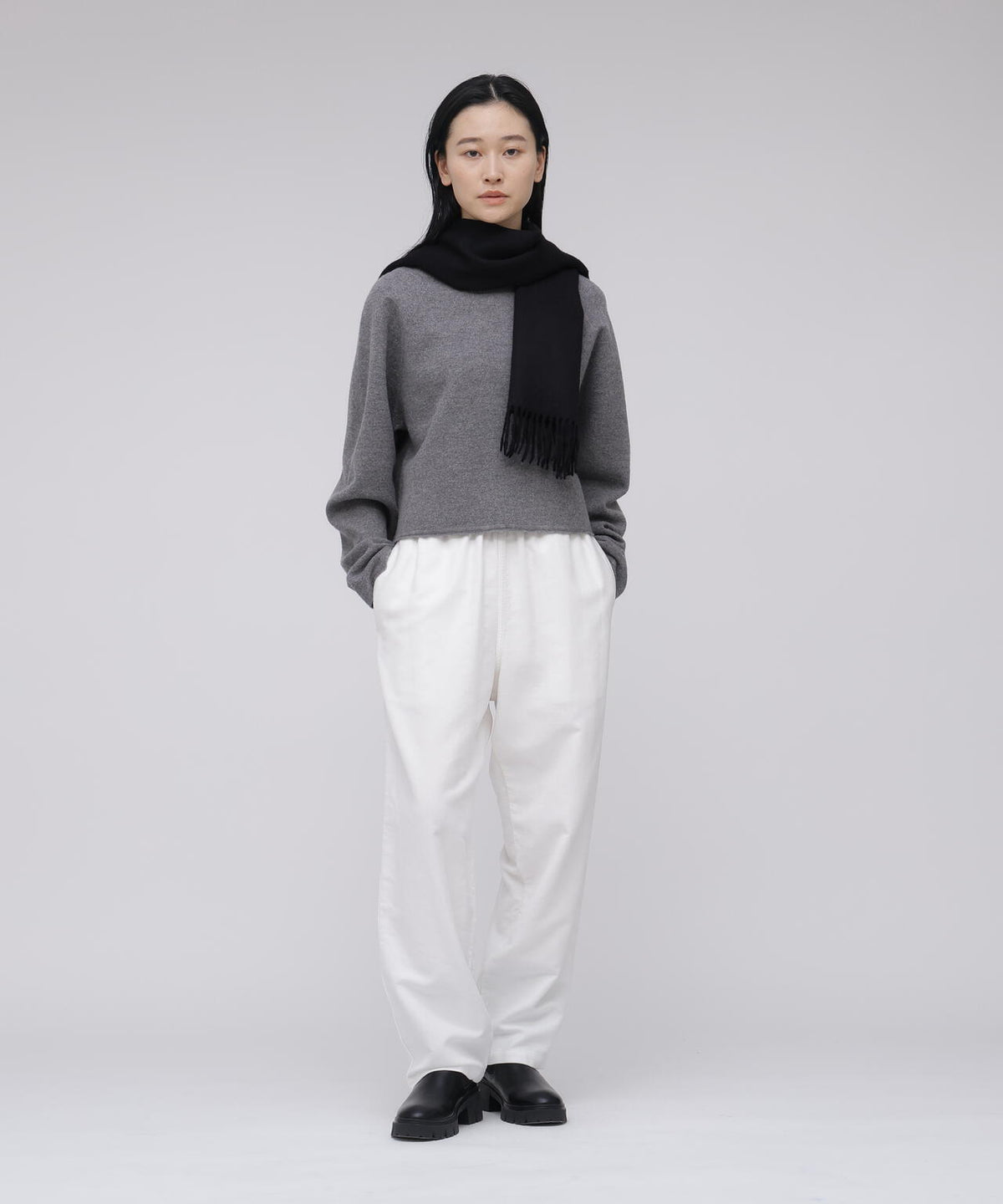 THE INOUE BROTHERS / BRUSHED SCARF