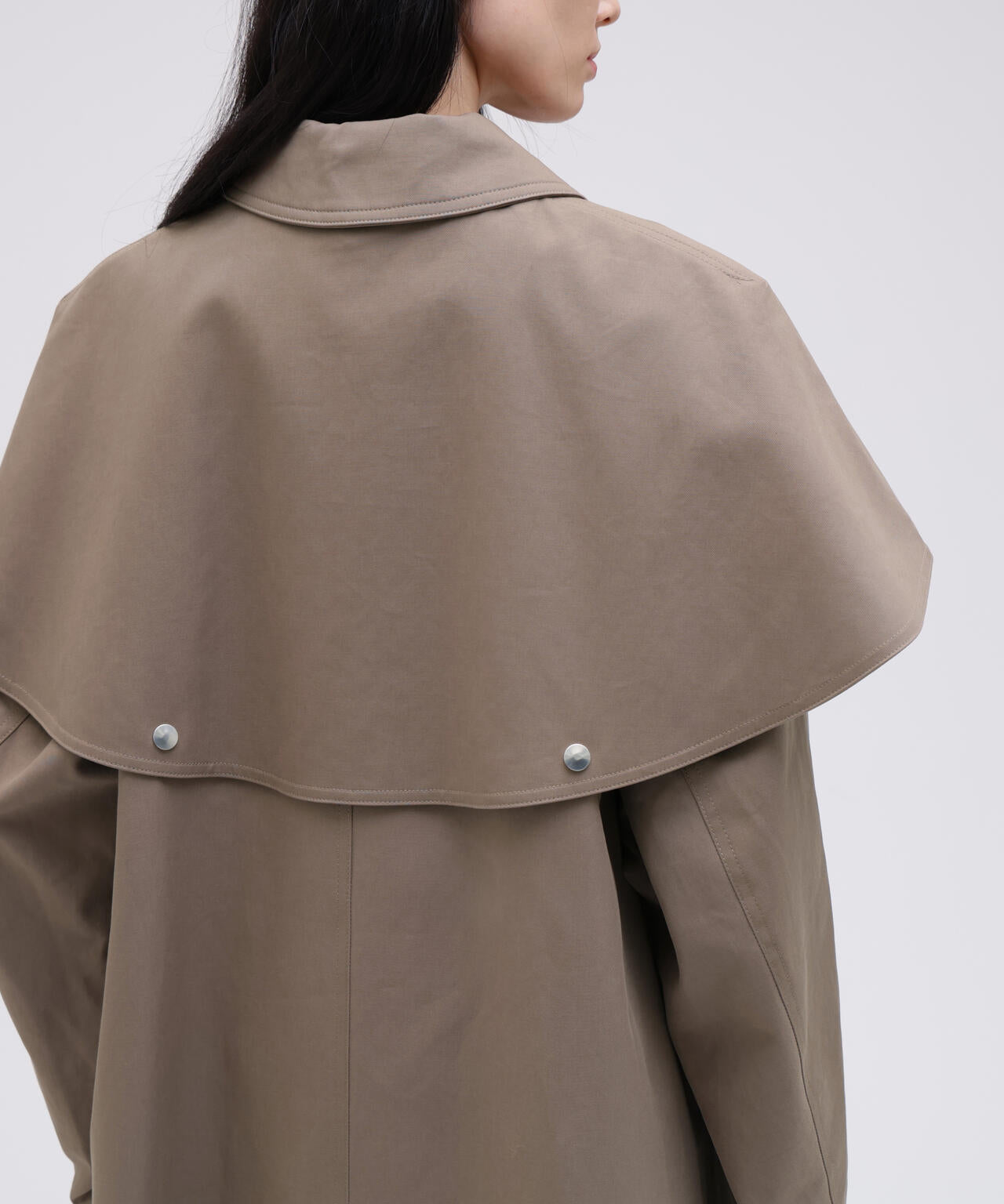 STUDIO NICHOLSON / VINTAGE TWILL WR DETACHABLE CAPE PARKA