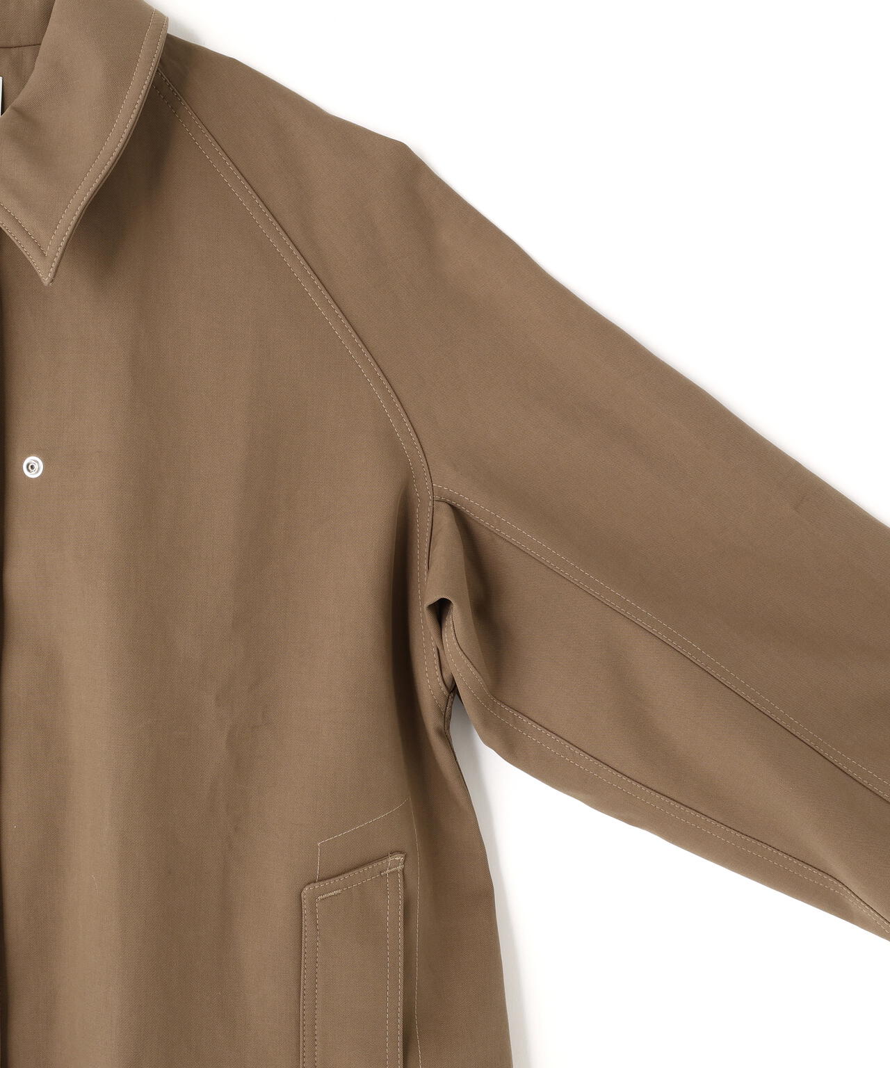 STUDIO NICHOLSON / VINTAGE TWILL WR DETACHABLE CAPE PARKA