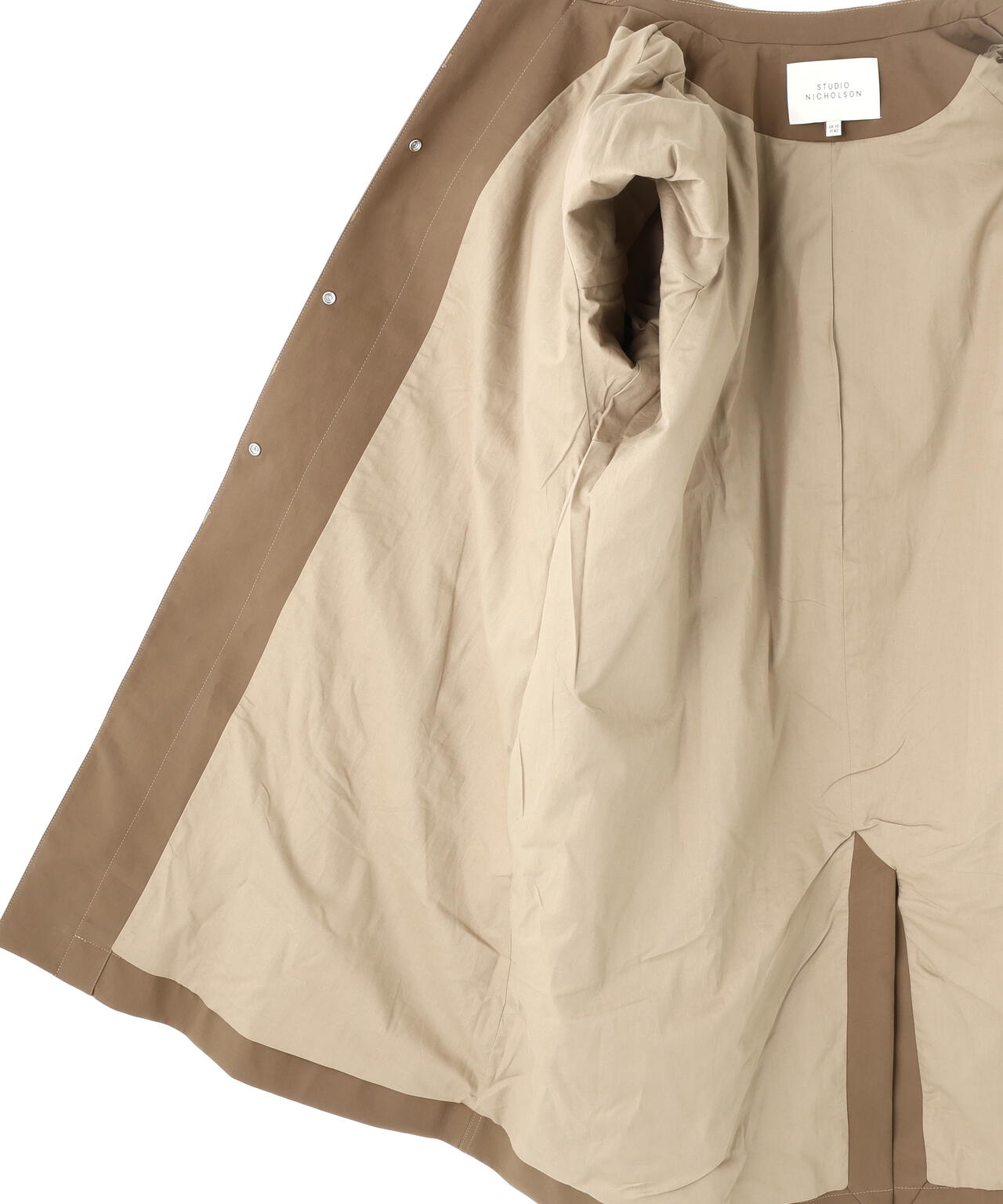 STUDIO NICHOLSON / VINTAGE TWILL WR DETACHABLE CAPE PARKA
