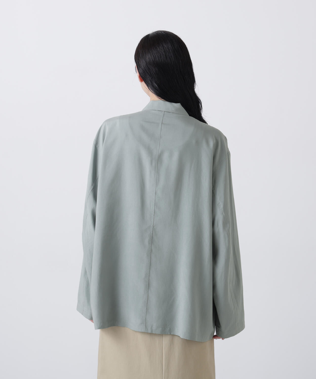 ATON / SILK SUEDE SHIRTS JACKET