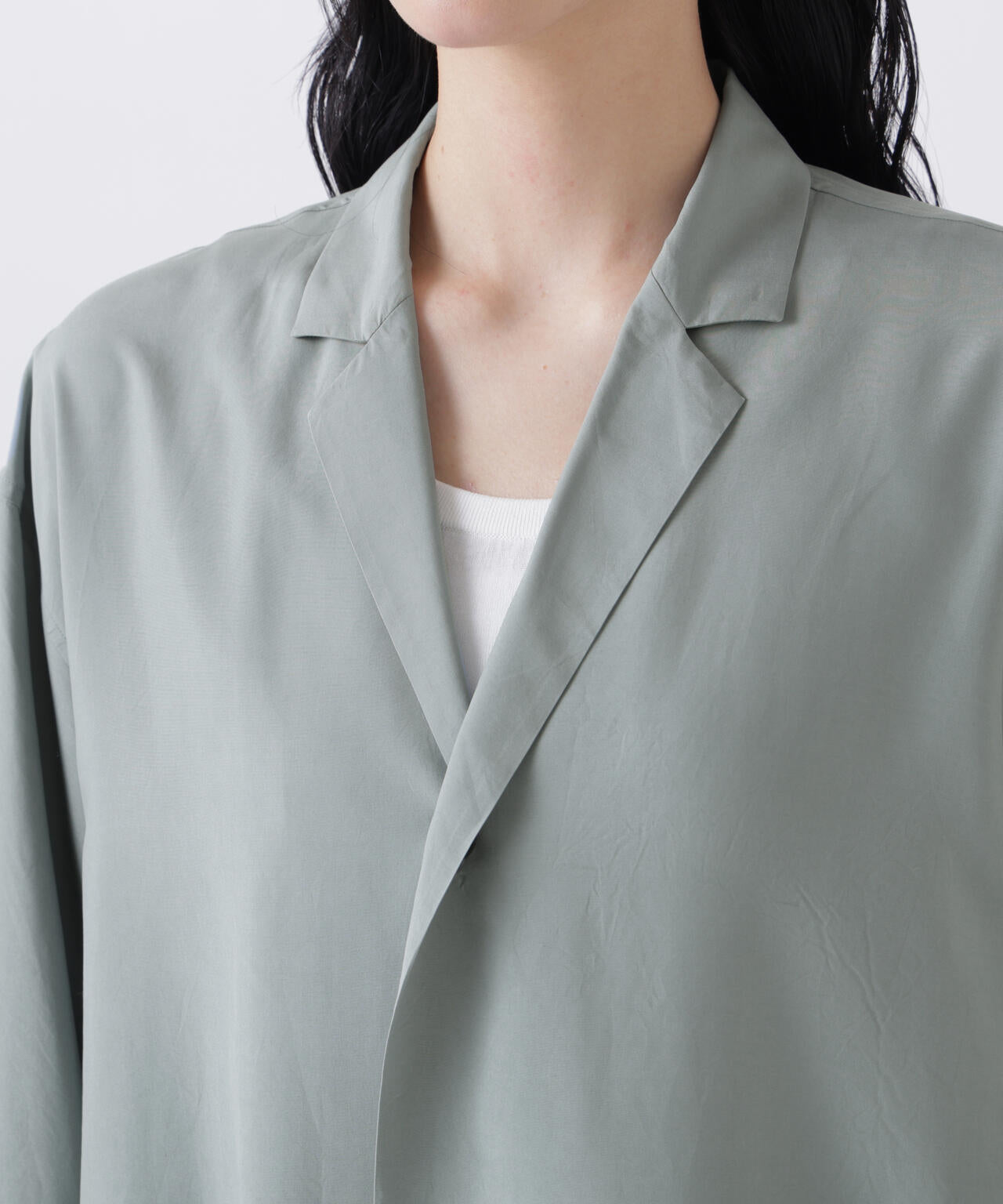 ATON / SILK SUEDE SHIRTS JACKET