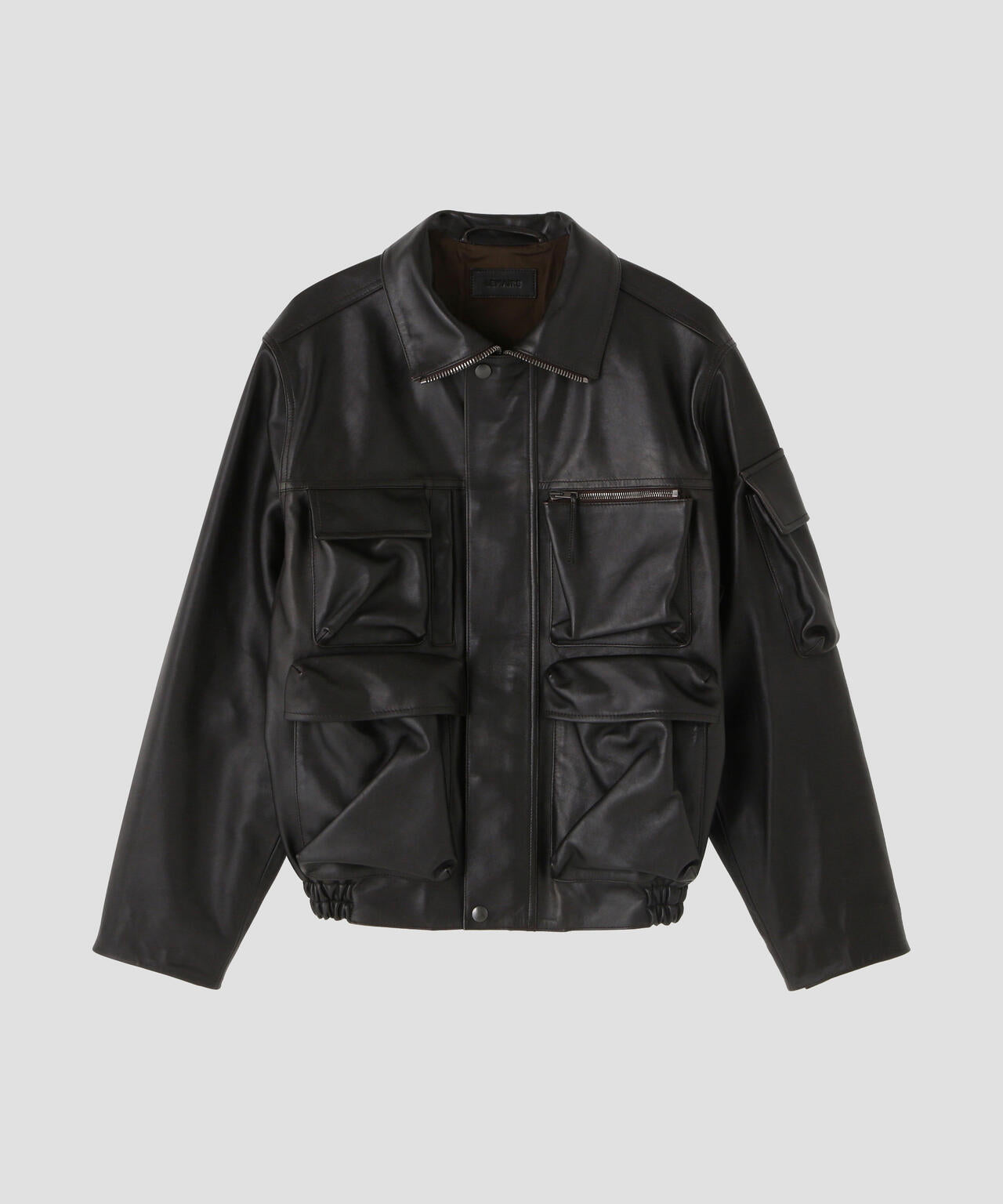 LEMAIRE / LEATHER BLOUSON WITH POCKETS