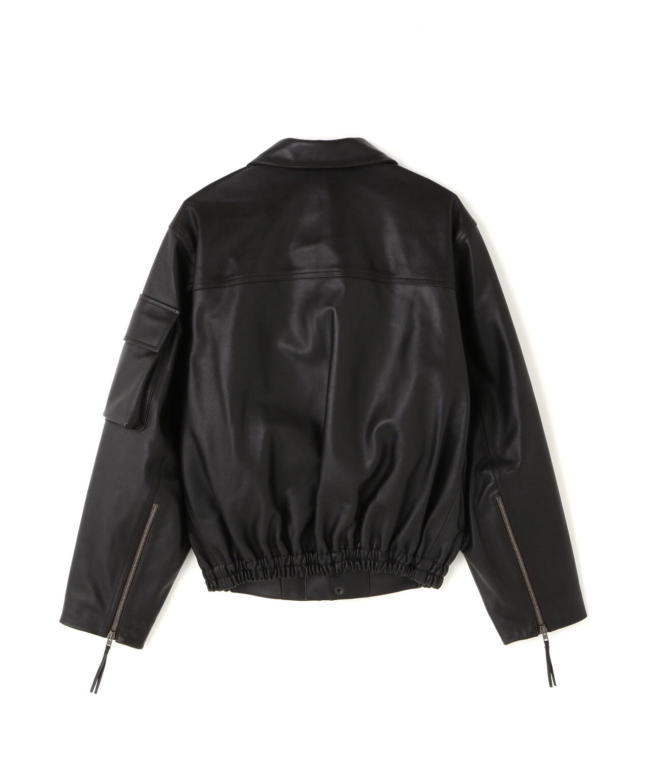 LEMAIRE / LEATHER BLOUSON WITH POCKETS