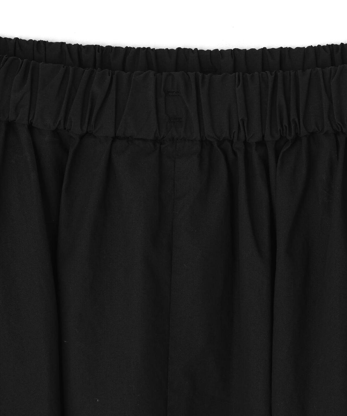 ATON / NATURAL DYED COTTON LAWN GATHERED SKIRT