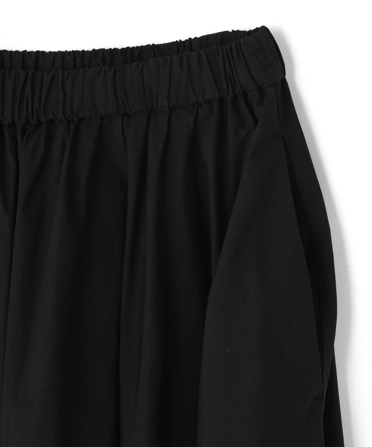 ATON / NATURAL DYED COTTON LAWN GATHERED SKIRT