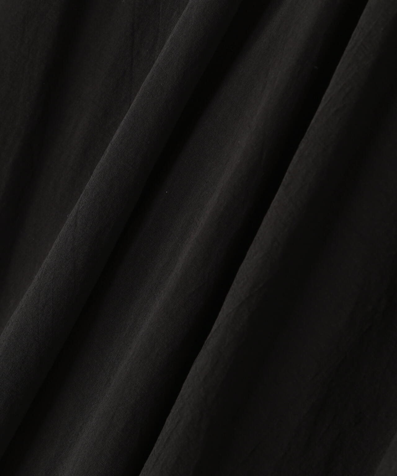 ATON / SHRINK FRESCA JERSEY GATHERED SKIRT