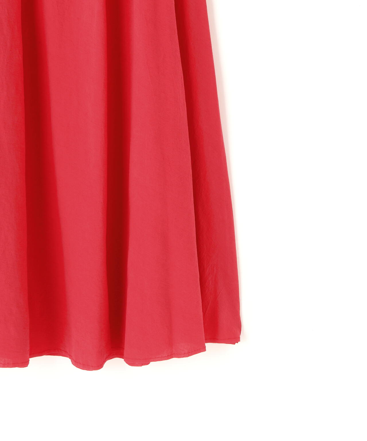ATON / SHRINK FRESCA JERSEY GATHERED SKIRT
