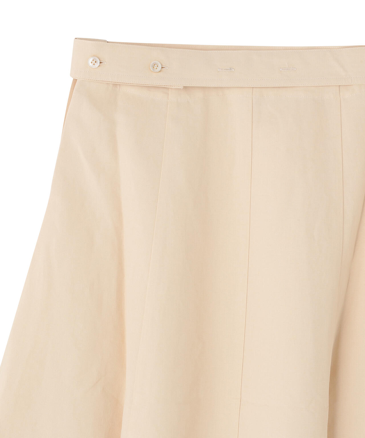 STUDIO NICHOLSON / POWDER VISCOSE LINEN BELT WRAP SKIRT