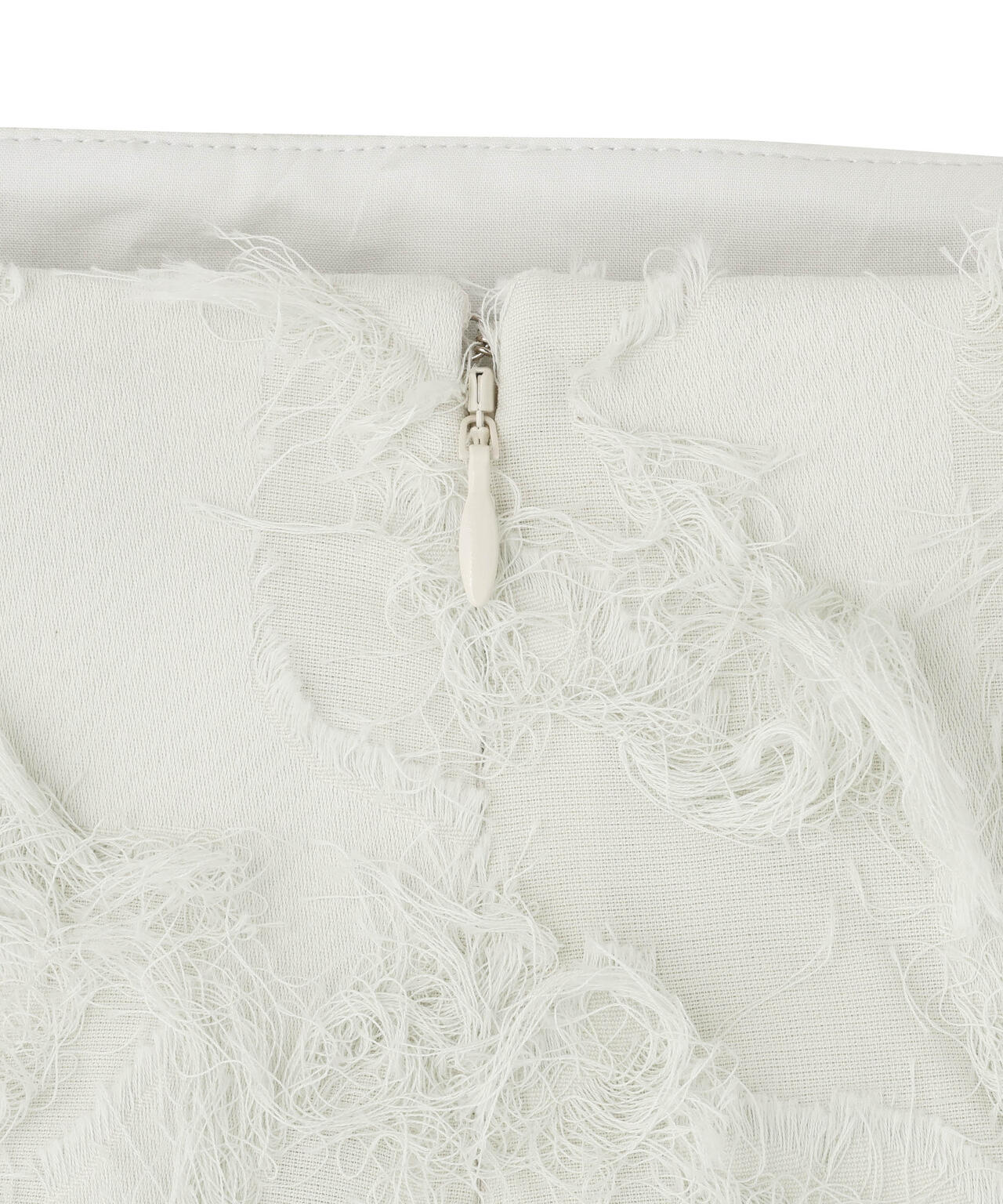 STUDIO NICHOLSON / FRINGE JACQUARD FRINGED SKIRT
