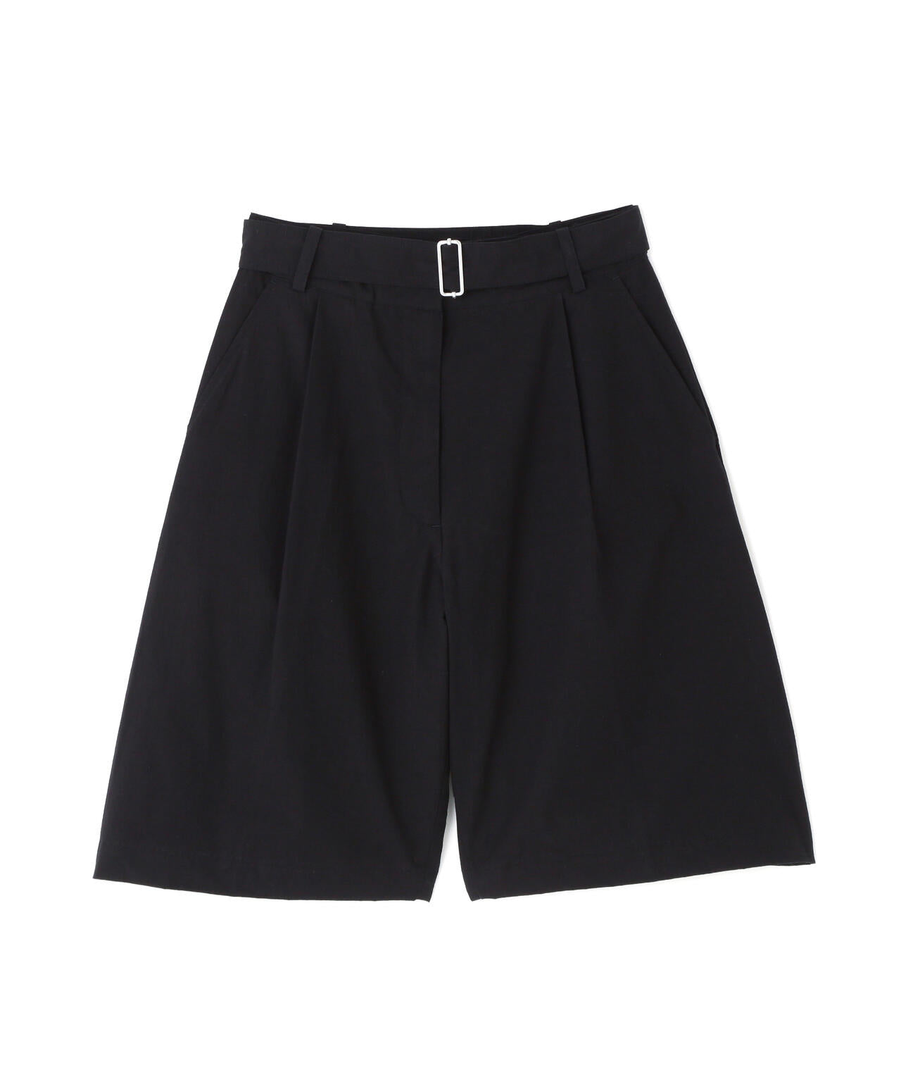 STUDIO NICHOLSON / TYPEWRITER COTTON BELTED PLEATED SHORT