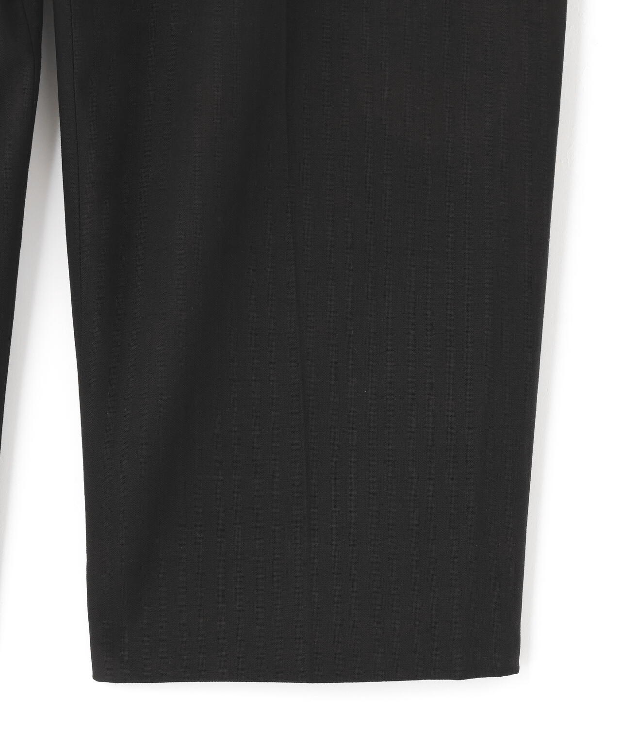 STUDIO NICHOLSON / TONAL BROKEN TWILL DOUBLE PLEAT PANT