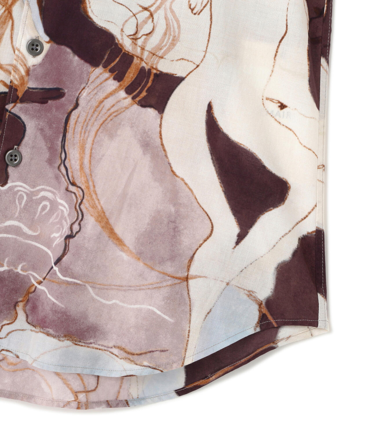 LEMAIRE / SHORT SLEEVE SHIRT WITH FOULARD
