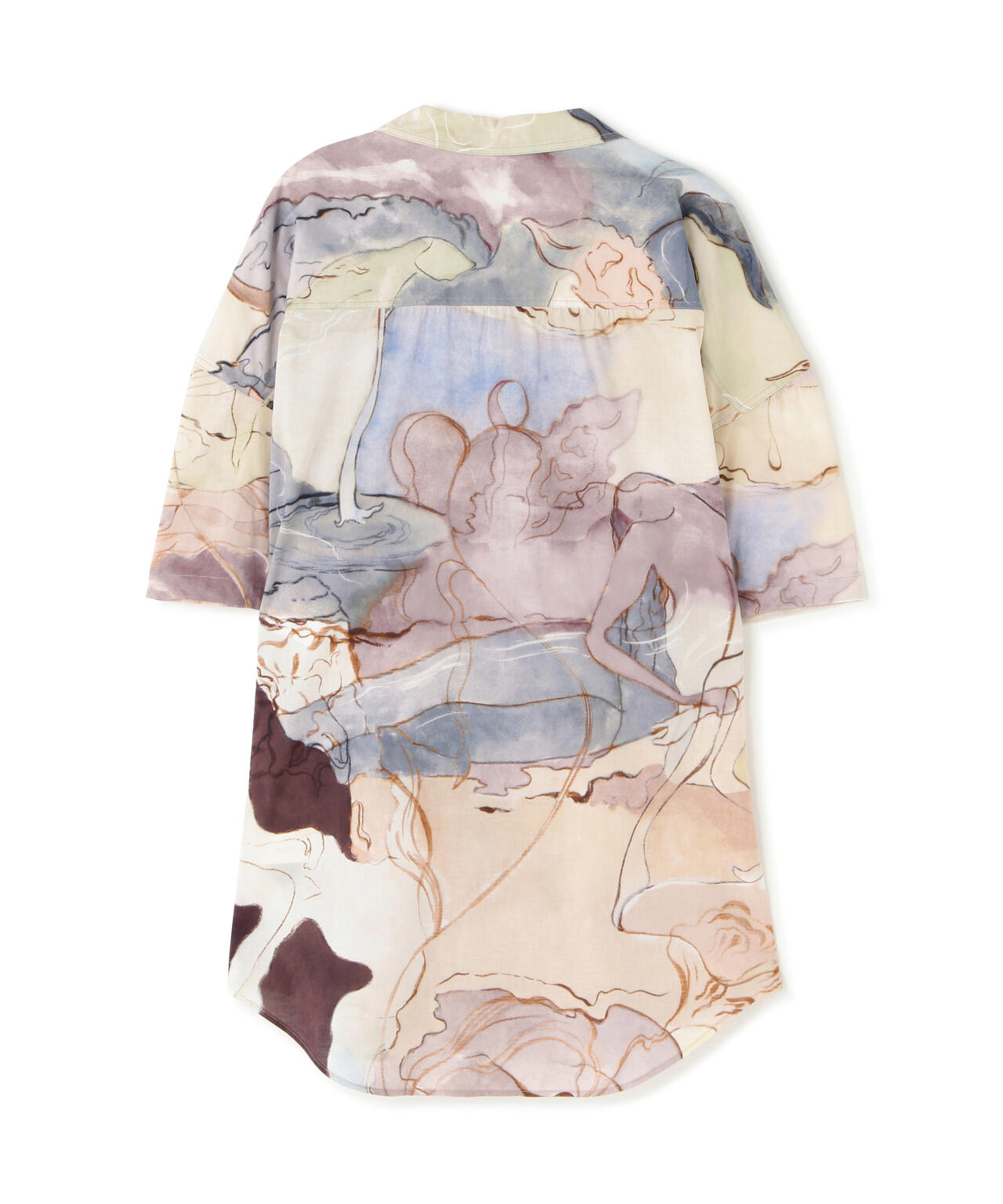 LEMAIRE / SHORT SLEEVE SHIRT WITH FOULARD