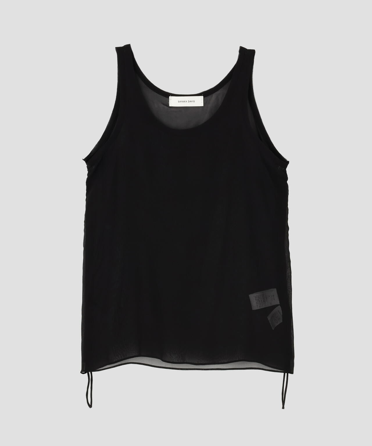SAYAKA DAVIS / SHEER SILK TANK