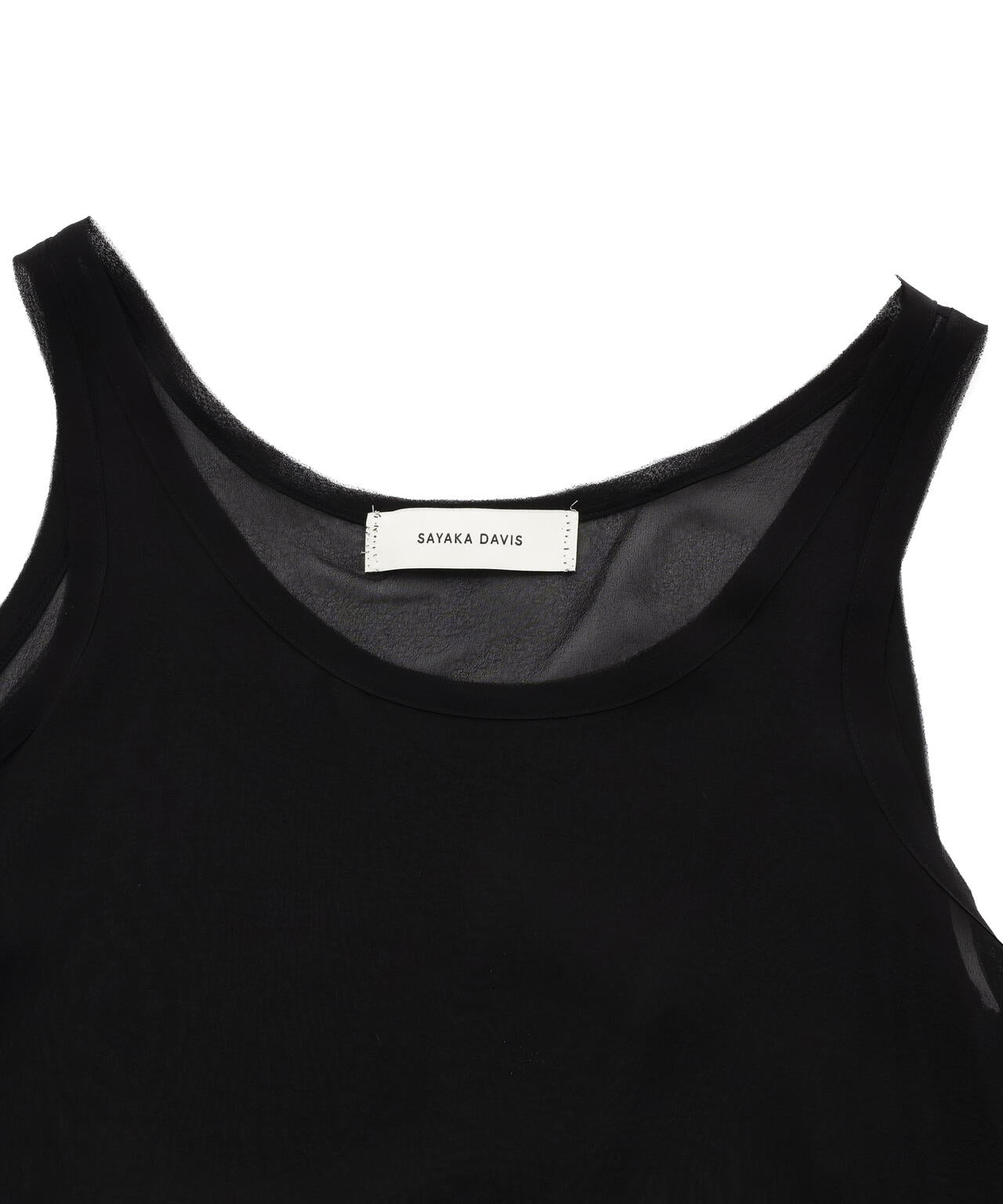 SAYAKA DAVIS / SHEER SILK TANK