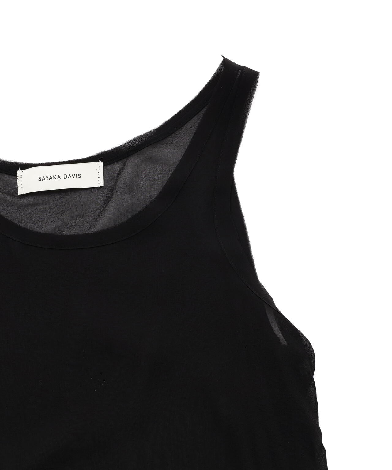 SAYAKA DAVIS / SHEER SILK TANK