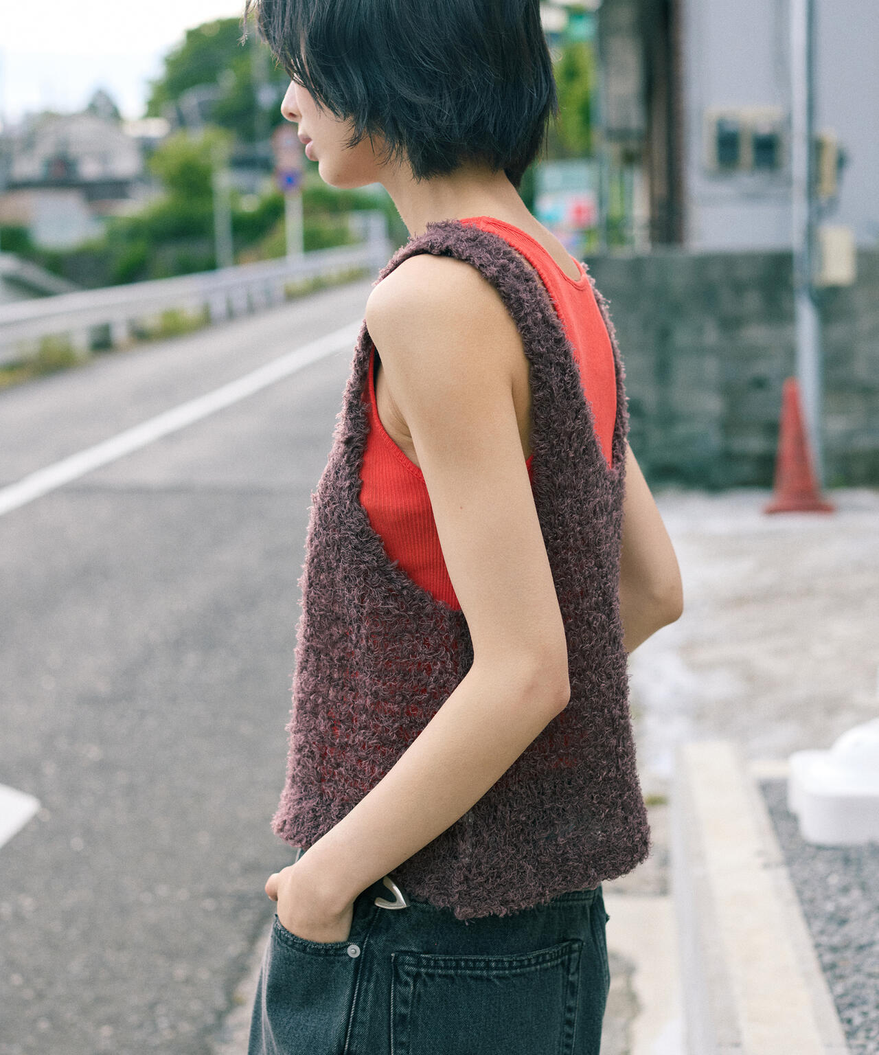 SAYAKA DAVIS / LINEN FUR TANK