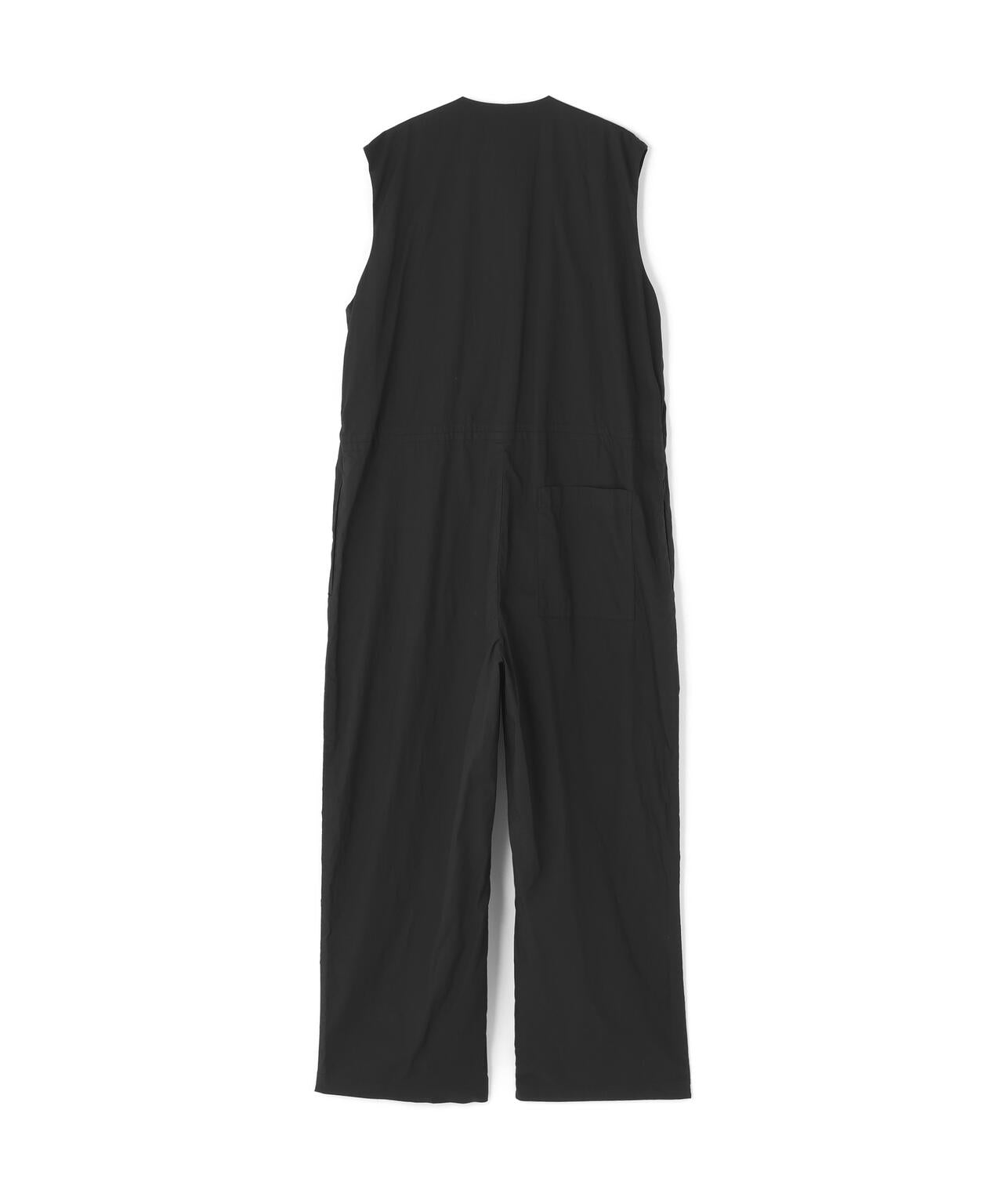 ATON / NATURAL DYED COTTON LAWN JUMP SUIT