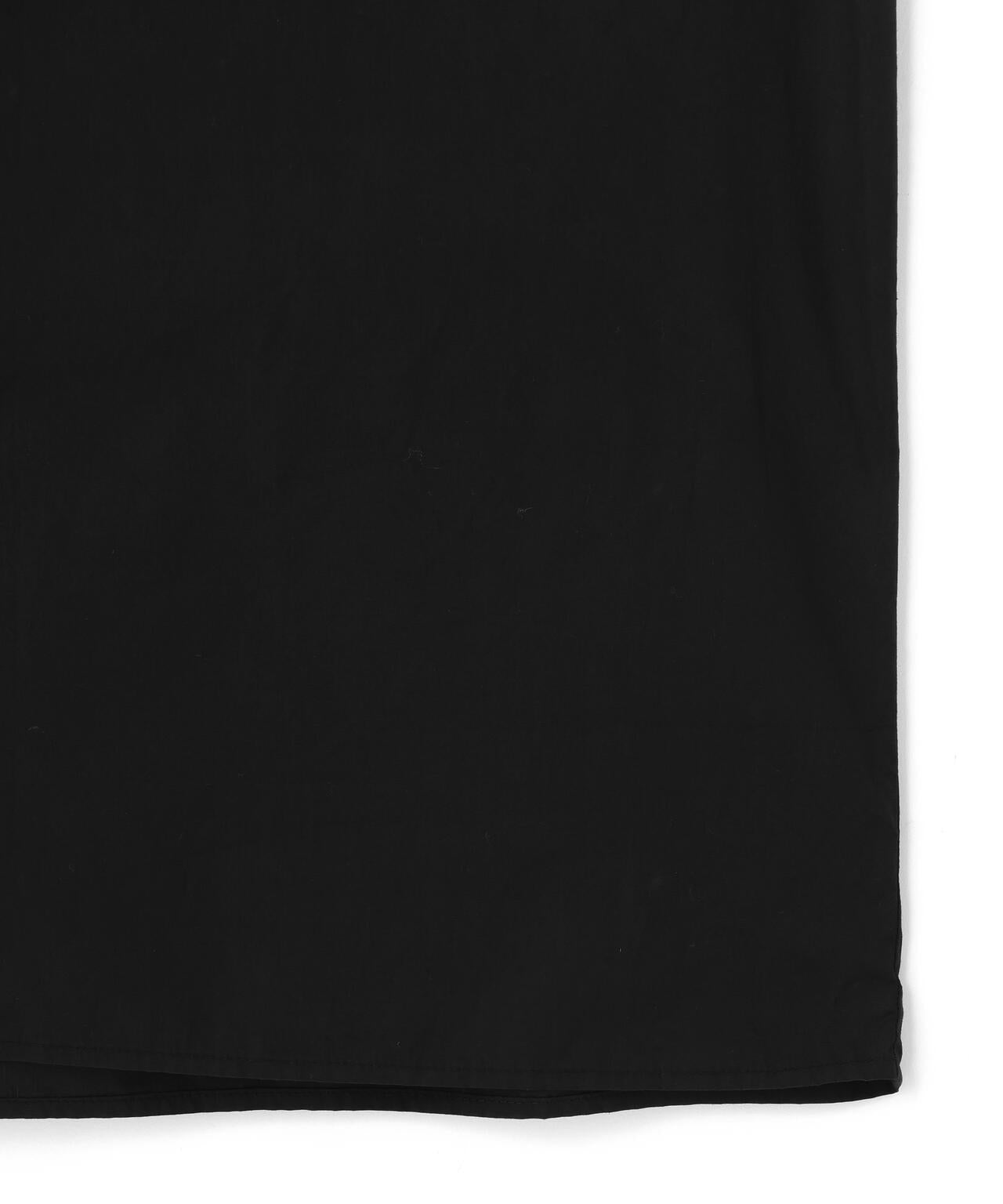ATON / NATURAL DYED COTTON LAWN TUCKED LONGSLEEVE DRESS