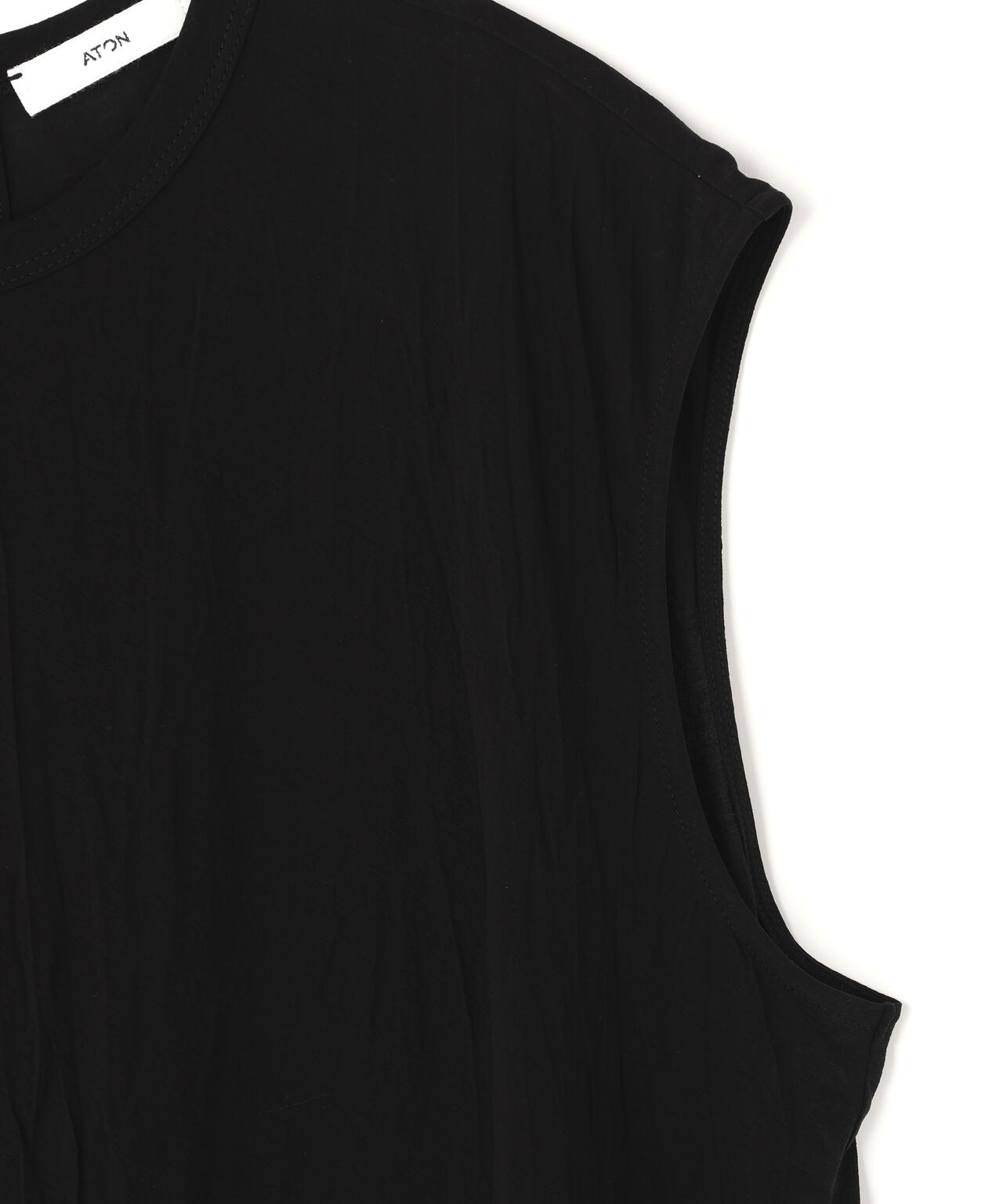 ATON / SHRINK FRESCA JERSEY TANK TOP DRESS