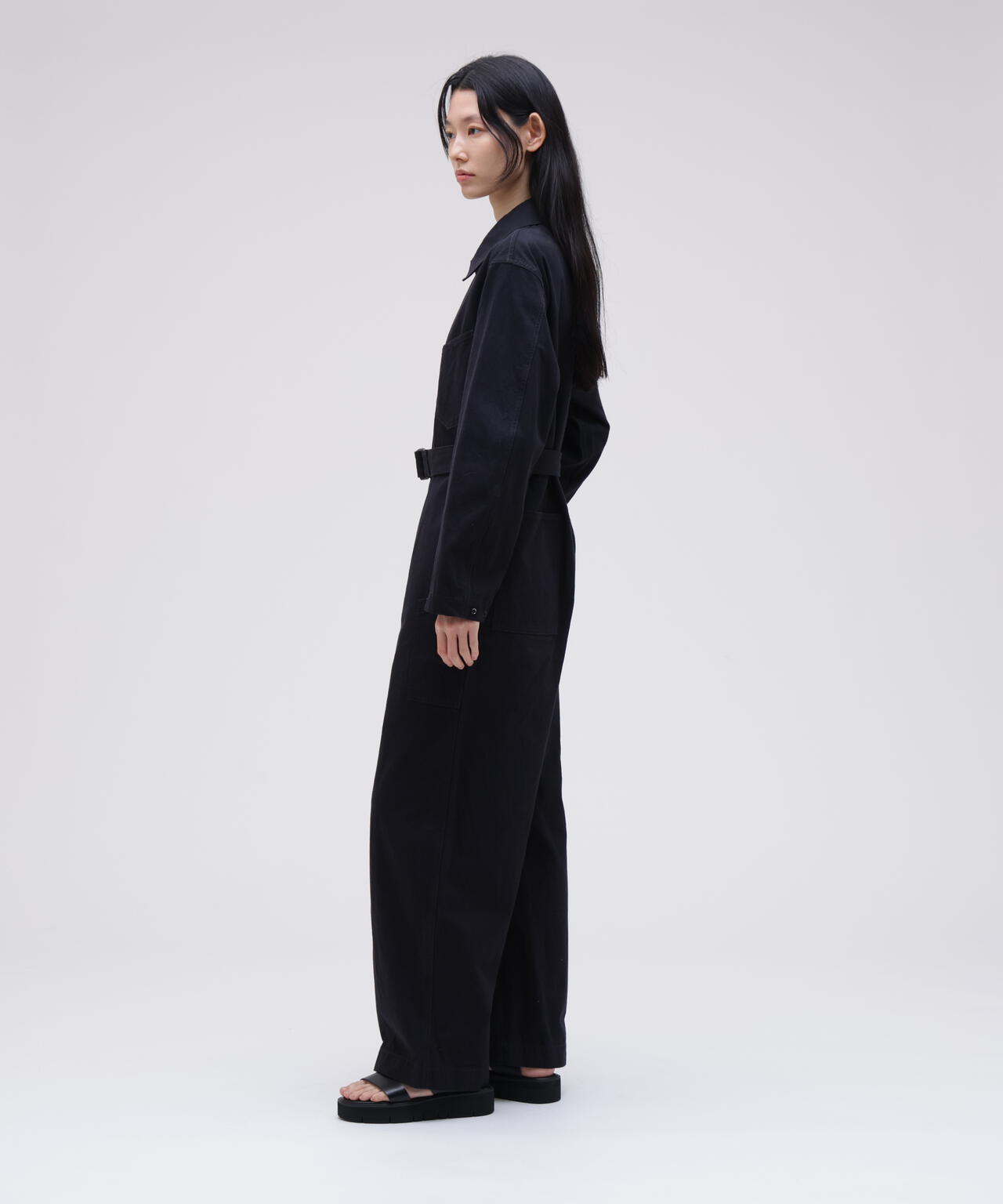 blurhms / HARD TWIST GABARDINE JUMP SUIT