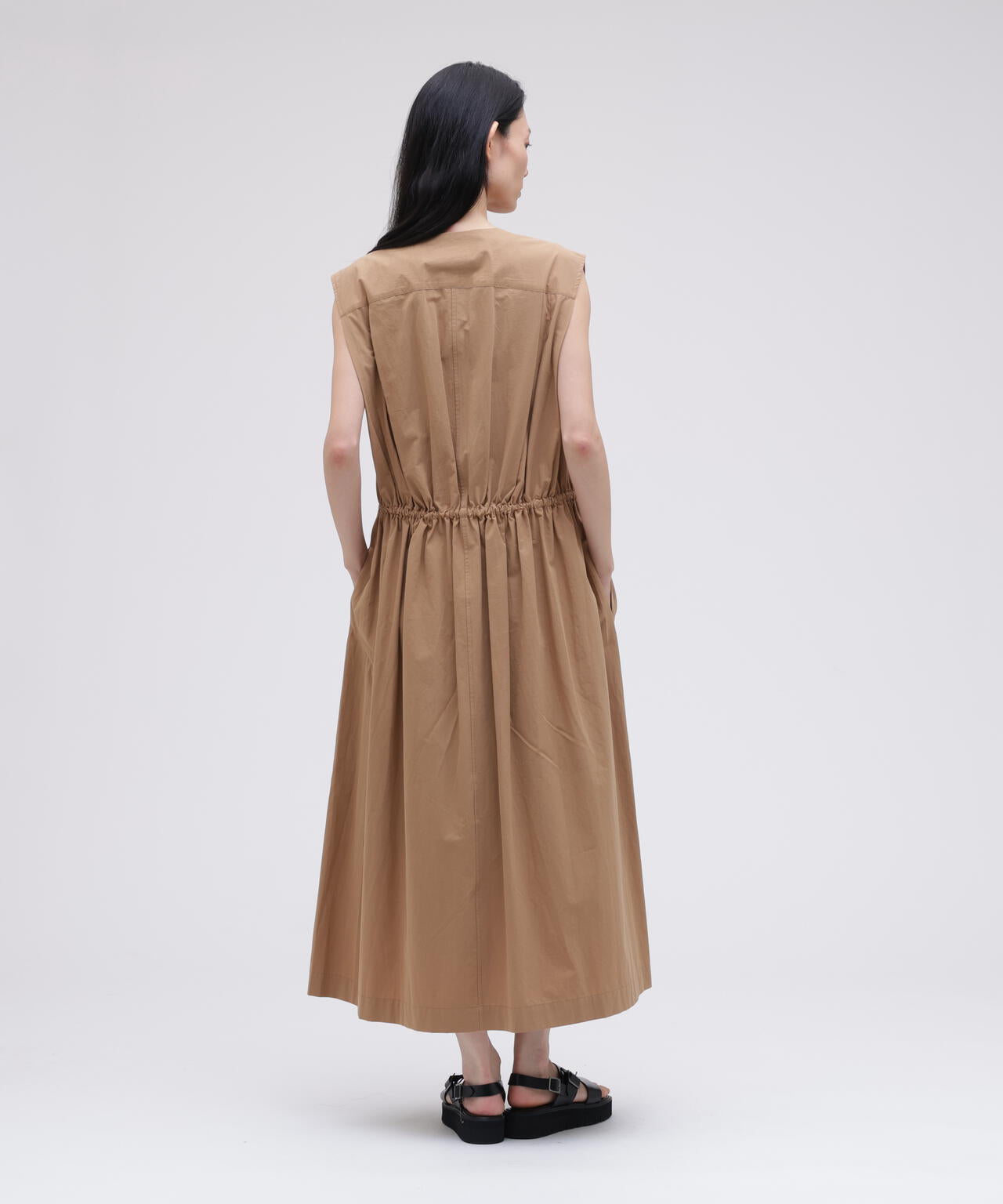 SAYAKA DAVIS / DRAWSTRING WAIST DRESS