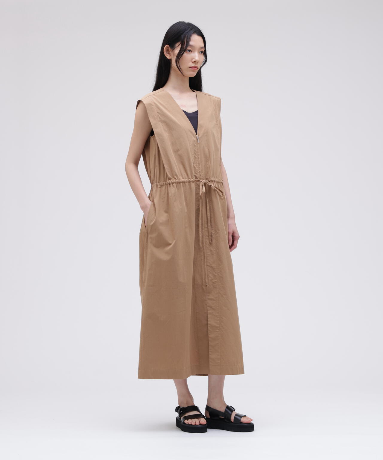 SAYAKA DAVIS / DRAWSTRING WAIST DRESS