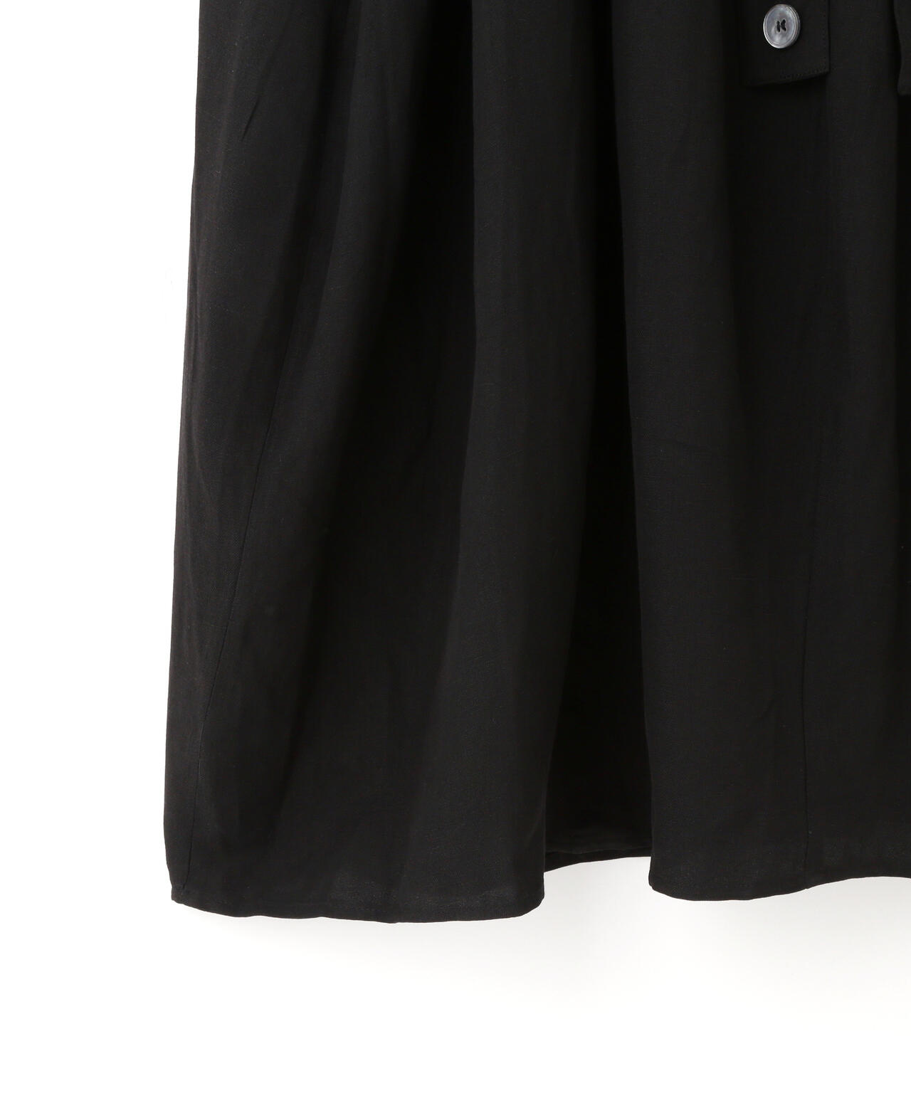 STUDIO NICHOLSON / VINTAGE SOFT LINEN WIDE STRAP VOLUME DRESS