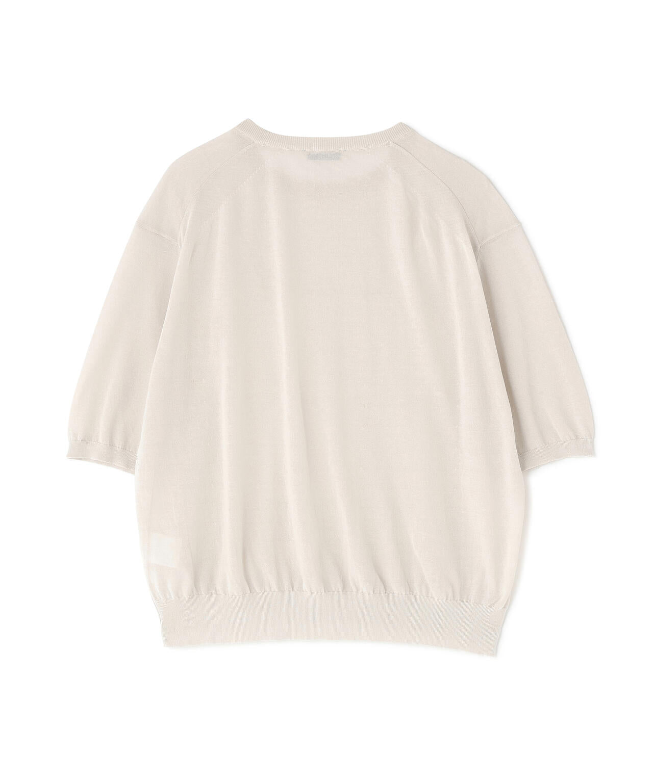 ATON / HIGH TWIST COTTON CREW NECK SWEATER
