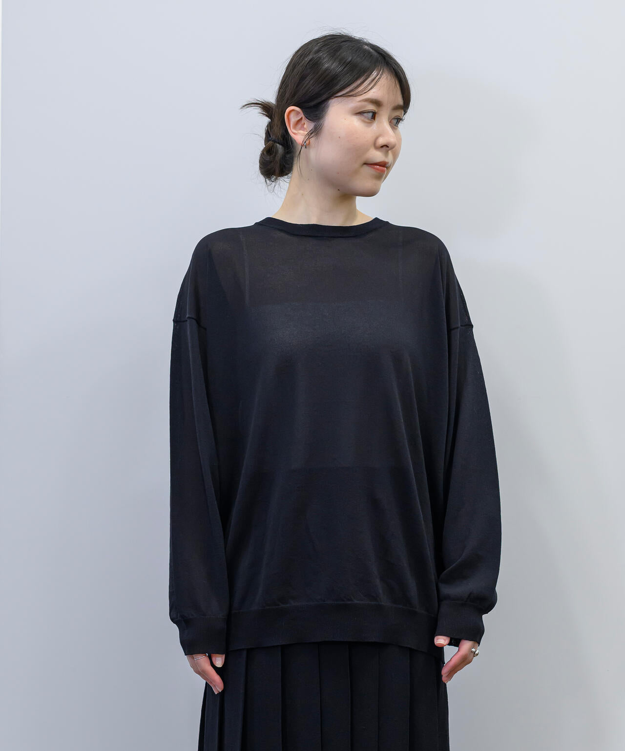 Cristaseya / LIGHT WASHI PAPER SWEATER