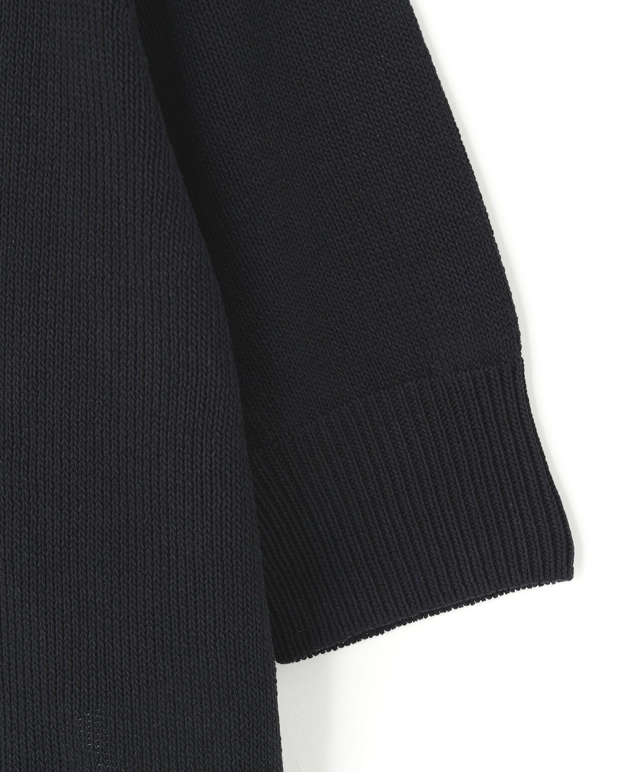 STUDIO NICHOLSON / PAPER YARN KNITTED POLO TOP