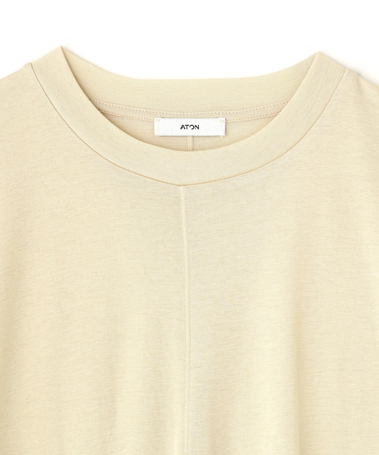ATON / COTTON LINEN FRAISE OVERSIZED T-SHIRT