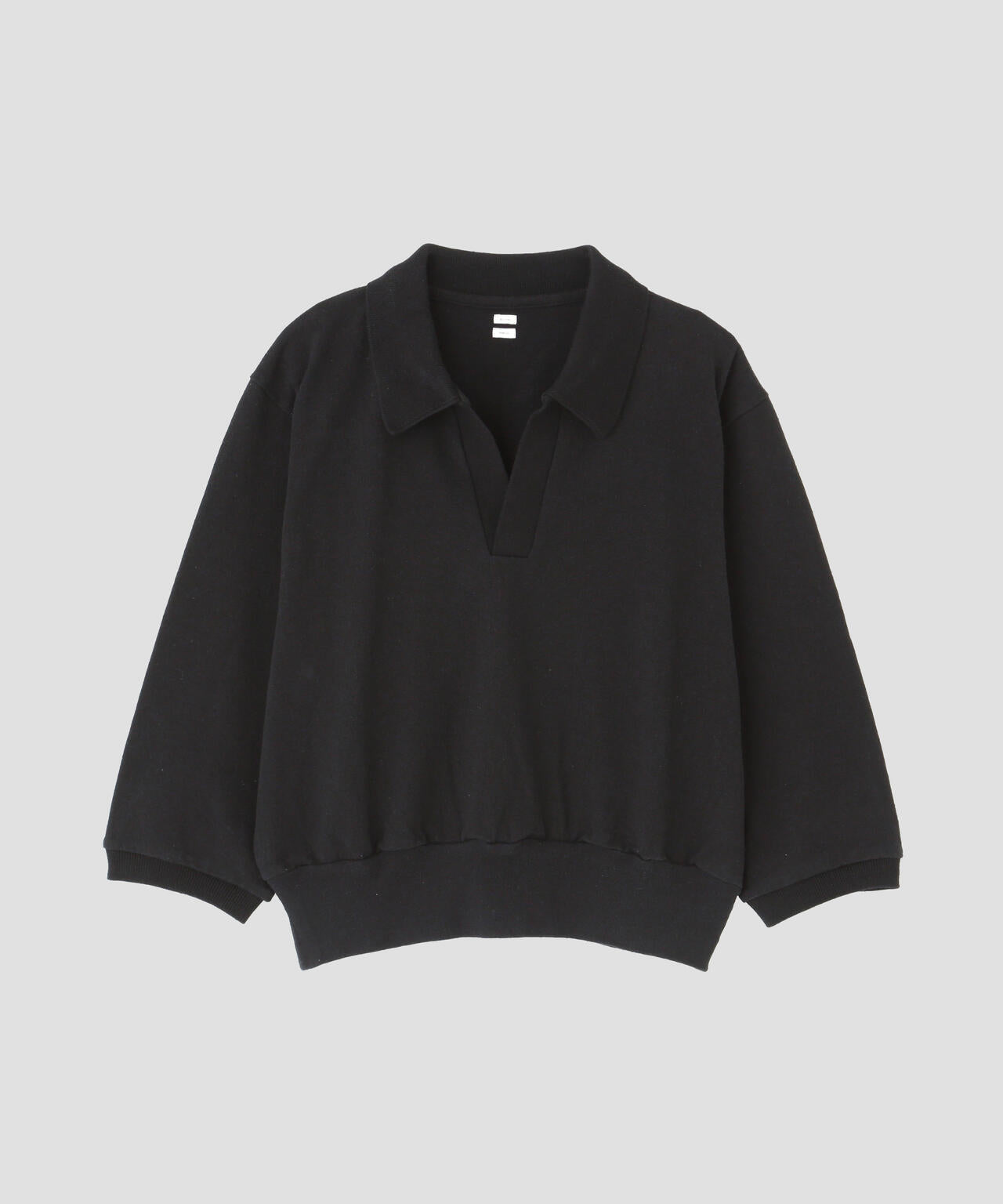 blurhms / COTTON SILK NEP SKIPPER CROPPED SLEEVE