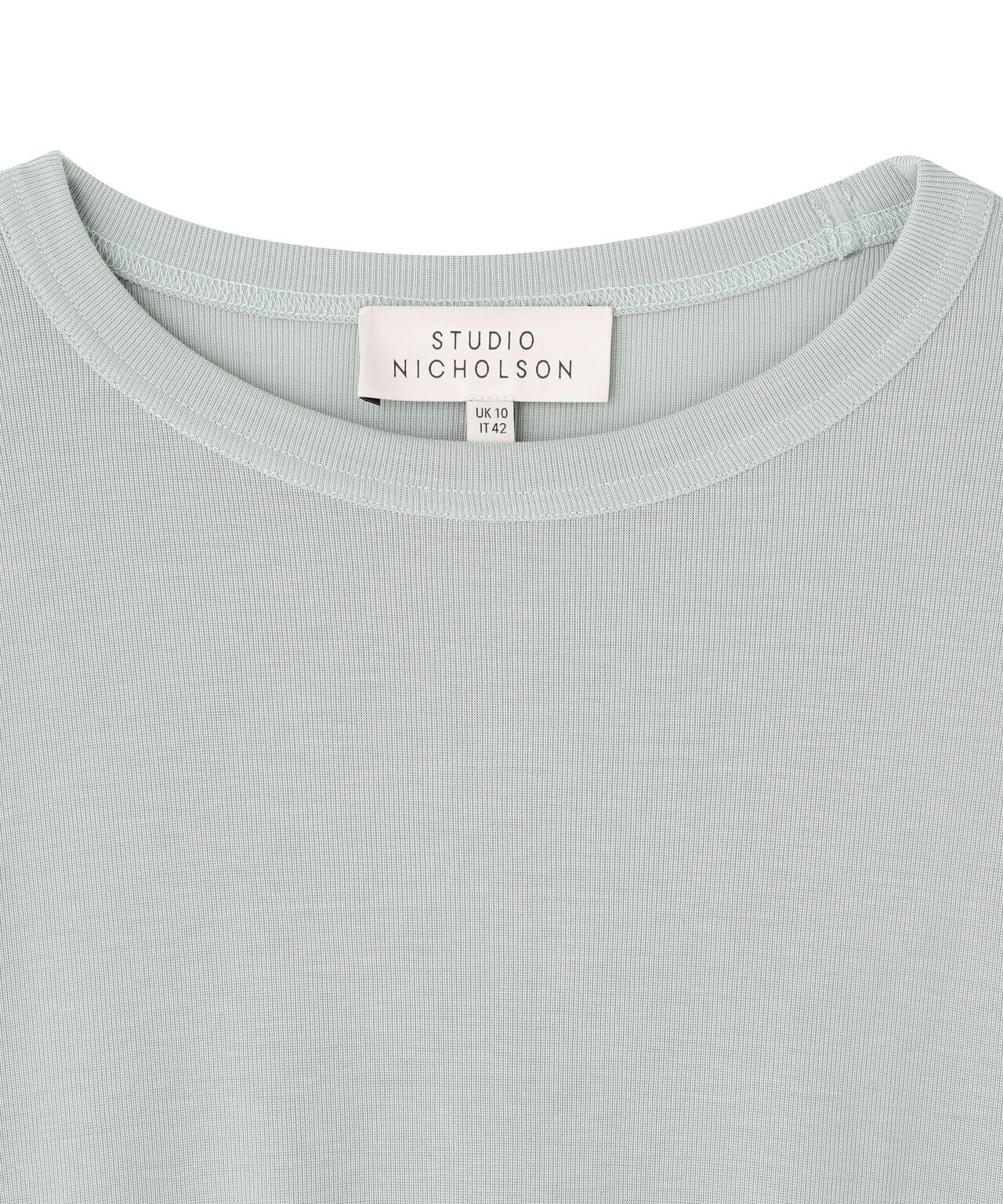 STUDIO NICHOLSON / RIB LYOCELL JERSEY SHORT SLEEVE T-SHIRT