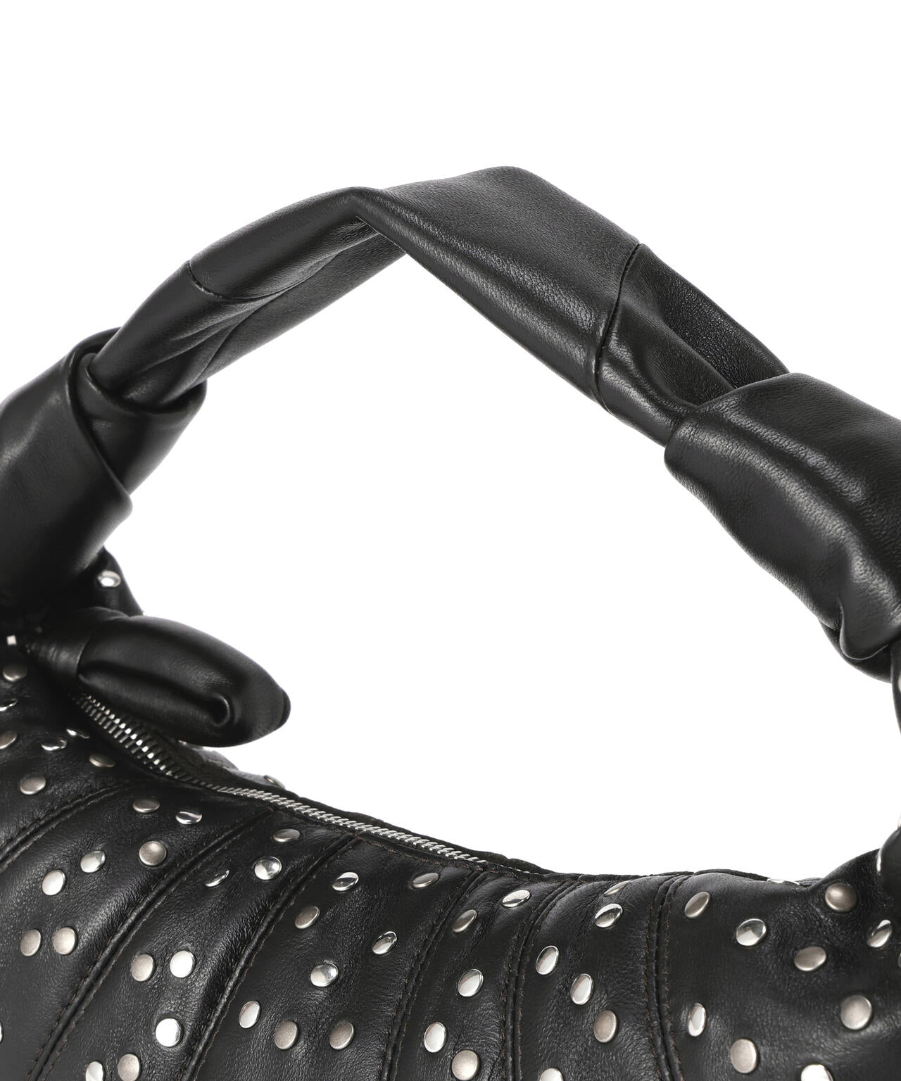LEMAIRE / STUDS DOTS MINI FORTUNE CROISSANT BI GALVA