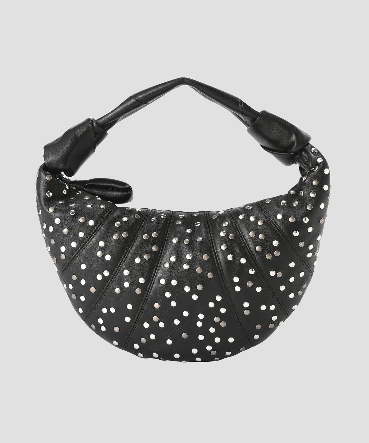 LEMAIRE / STUDS DOTS MINI FORTUNE CROISSANT BI GALVA