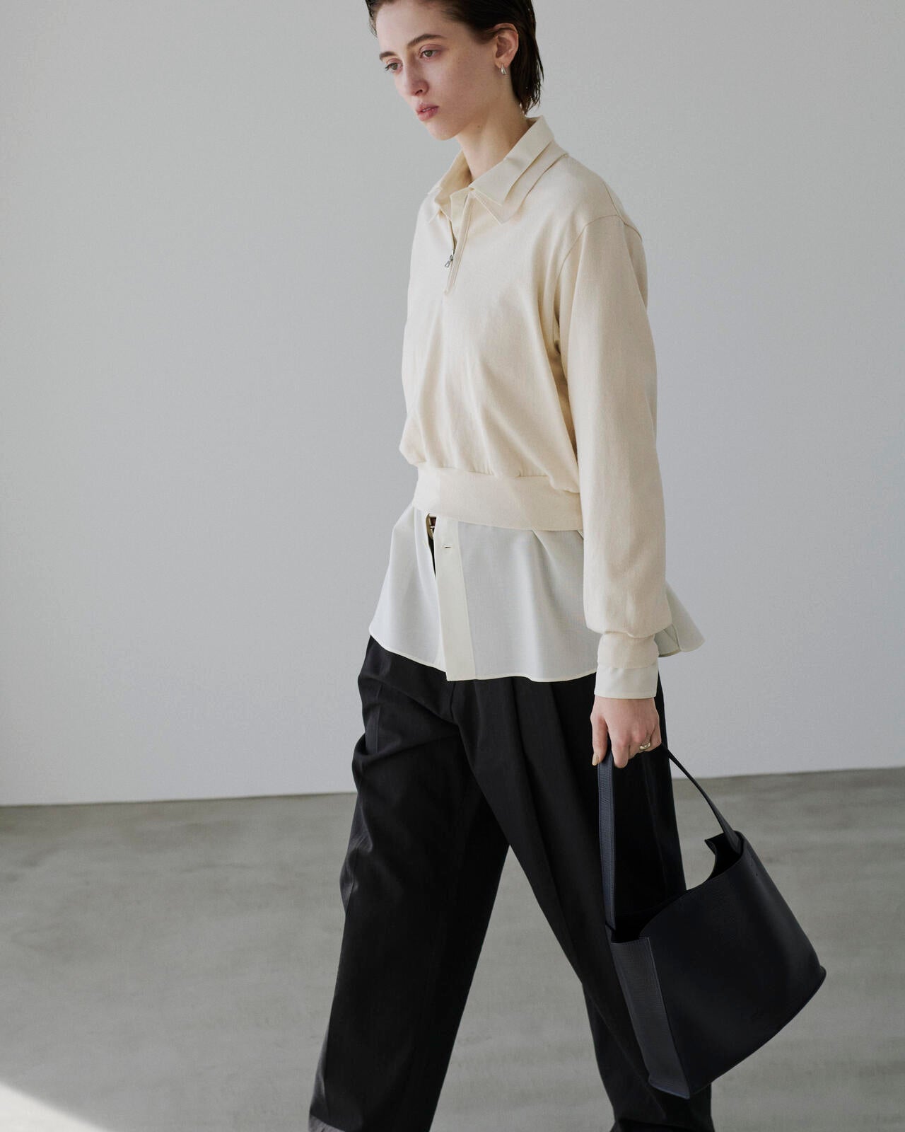 STUDIO NICHOLSON / PALMELLATO LEATHER THE REFLECTION TOTE - MEDIUM