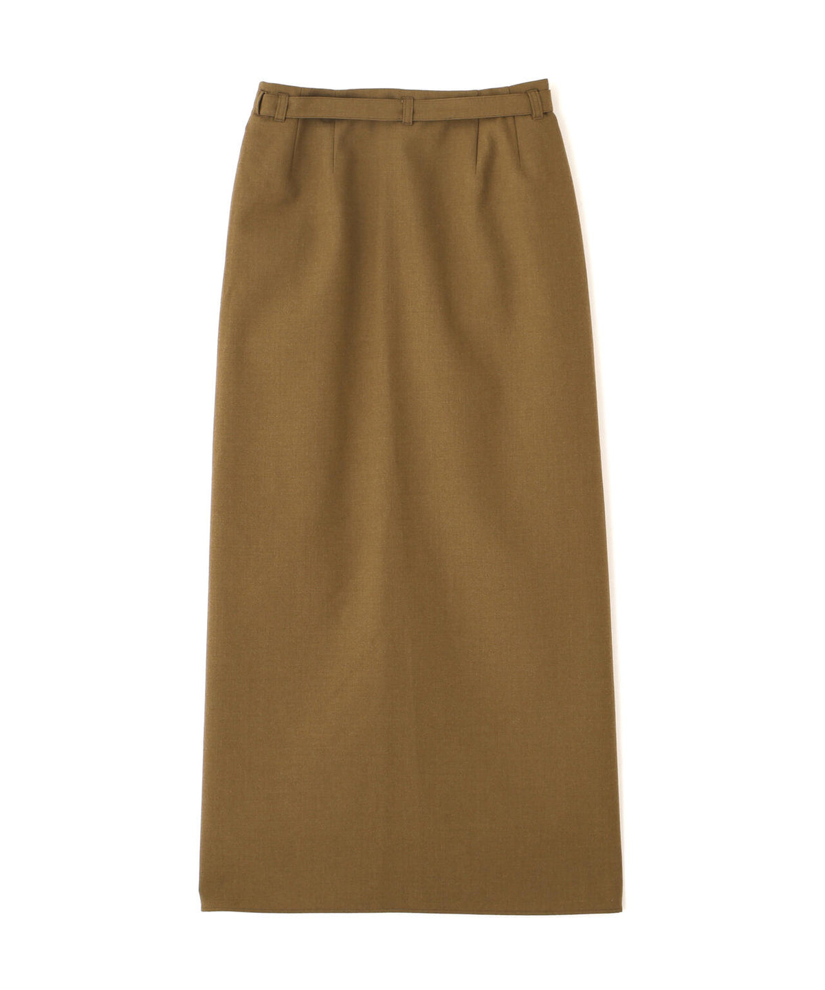 blurhms / WOOL GABARDINE WRAP BELTED SKIRT
