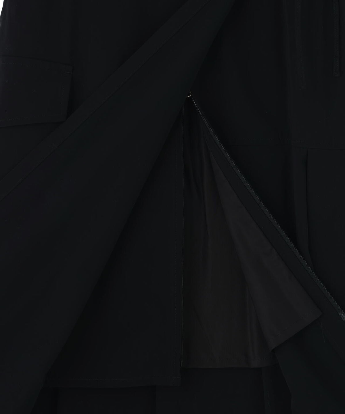 IRENISA / LAYERED WRAP-SKIRT