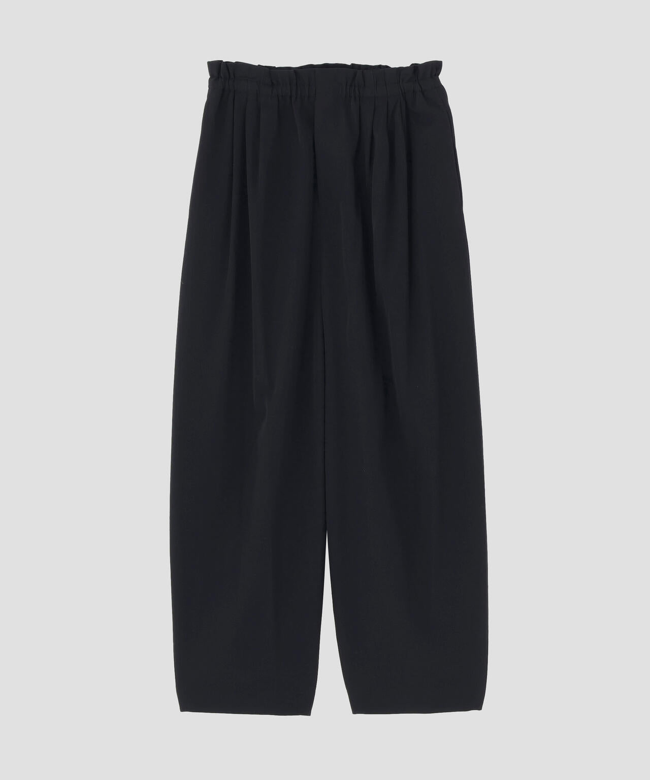 ATON / WOOL GABARDINE WIDE TAPERED PANTS WOMEN