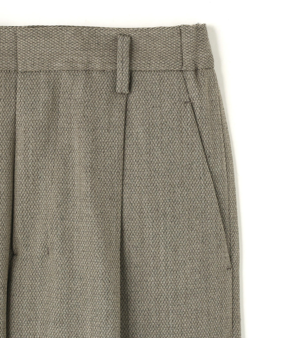 IRENISA / ONE-TUCK STRAIGHT TROUSERS