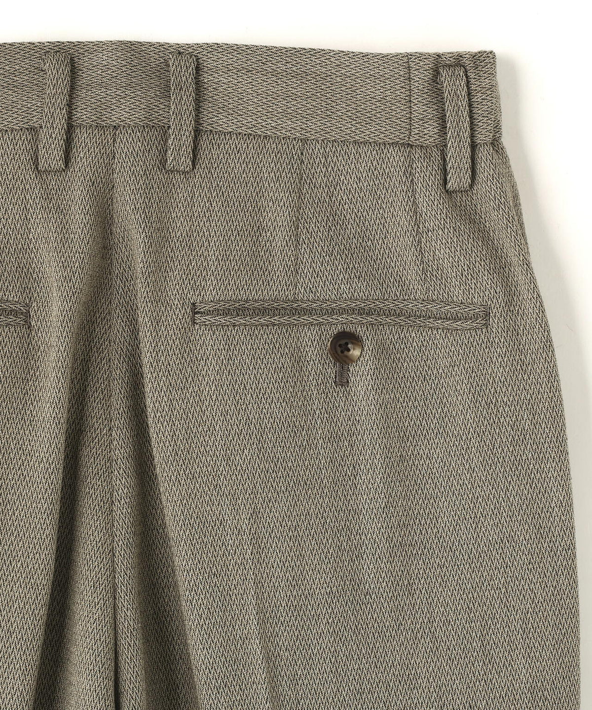 IRENISA / ONE-TUCK STRAIGHT TROUSERS