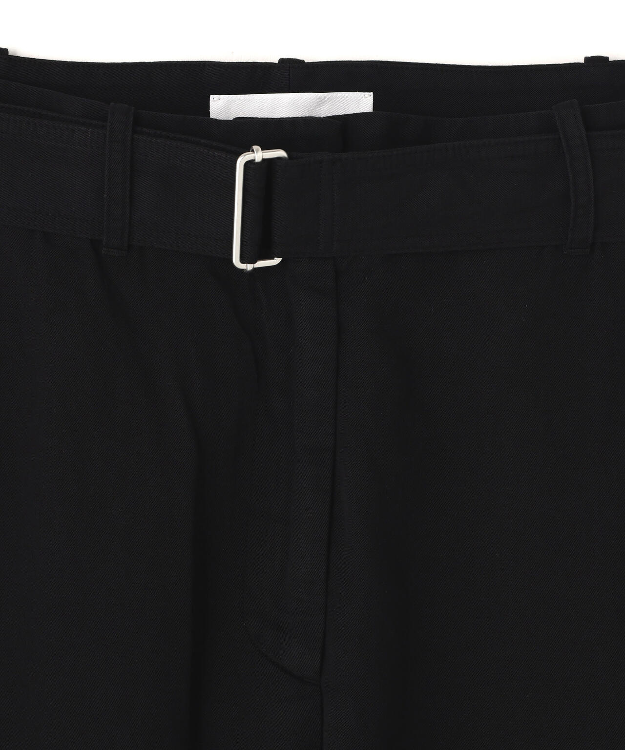 STUDIO NICHOLSON / GARMENT DYED LINEN BELTED ROUND LEG PANT WOMEN