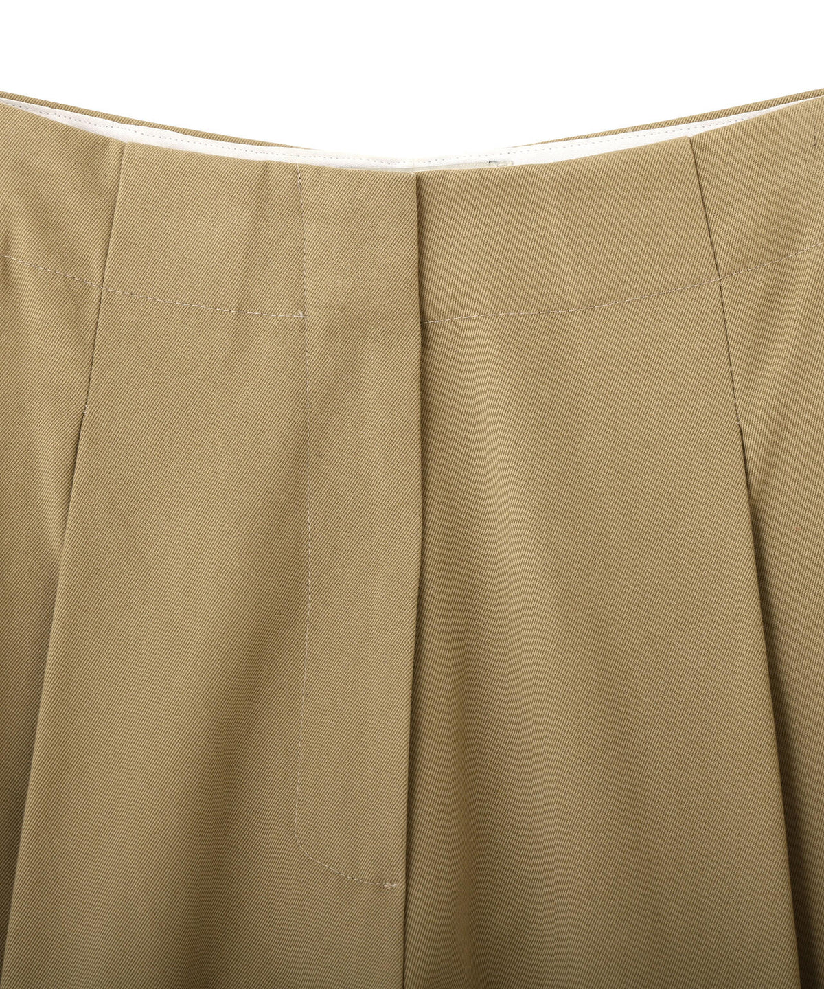 STUDIO NICHOLSON / PEACHED COTTON TWILL DEEP PLEAT VOLUME ANKLE CROP