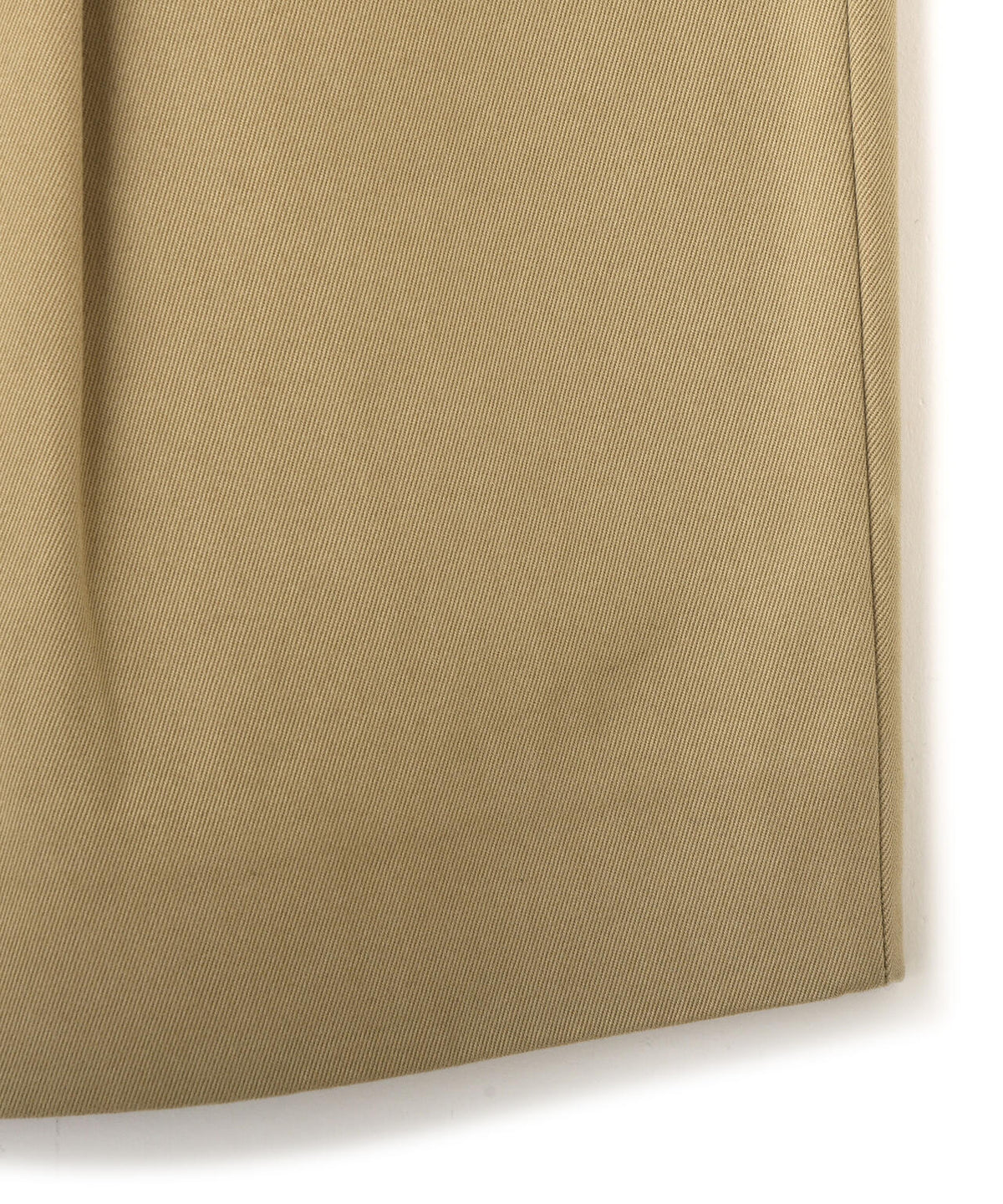 STUDIO NICHOLSON / PEACHED COTTON TWILL DEEP PLEAT VOLUME ANKLE CROP