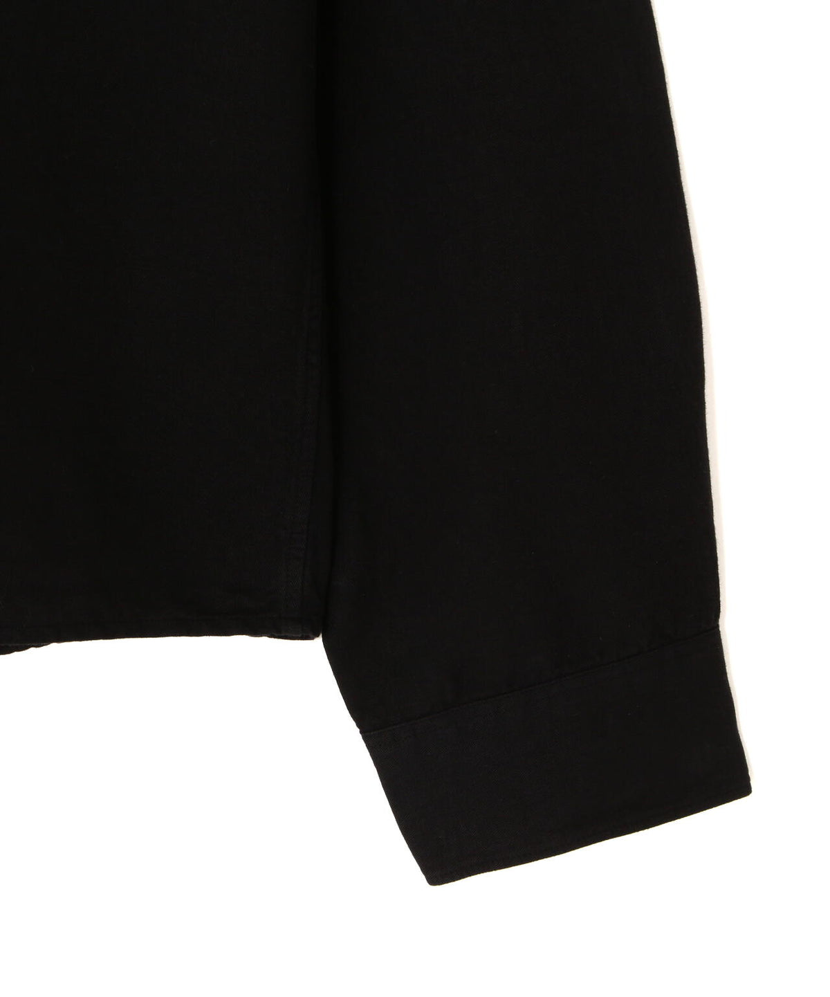 STUDIO NICHOLSON / GARMENT DYED LINEN CASUAL LONG SLEEVE SHIRT