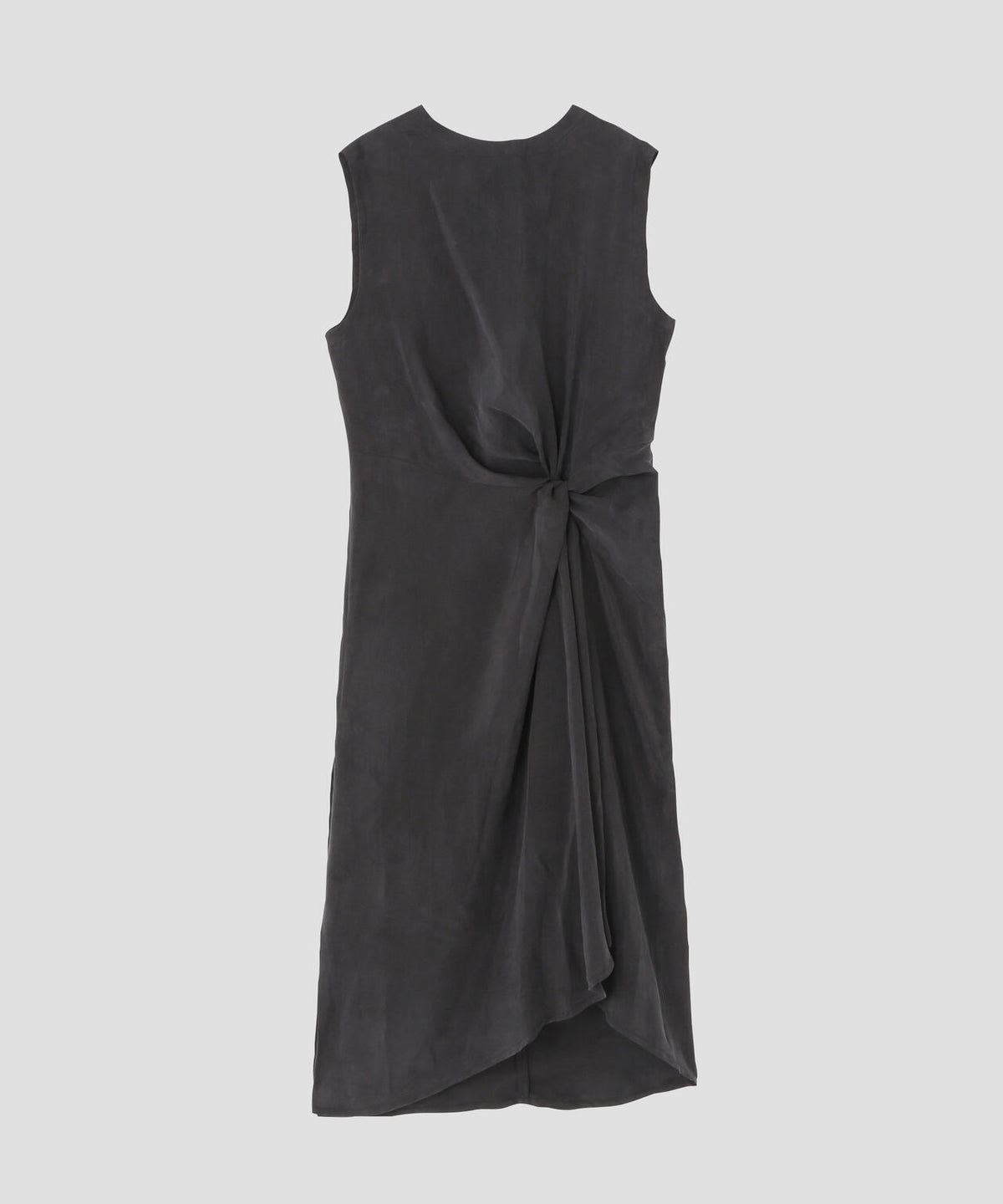 STUDIO NICHOLSON / POWDERED TENCEL KNOTTED SLEEVELESS DRESS