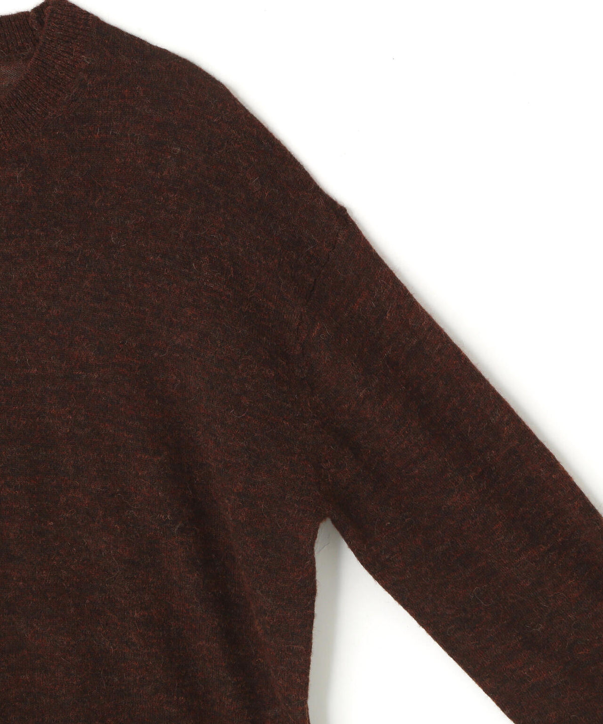 STUDIO NICHOLSON / FINE ALPACA 12GG SLIM FIT CREW NECK
