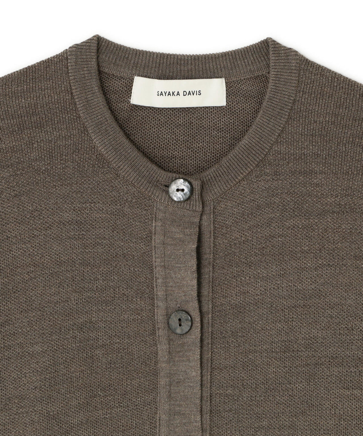 SAYAKA DAVIS / CREWNECK CARDIGAN WOMEN